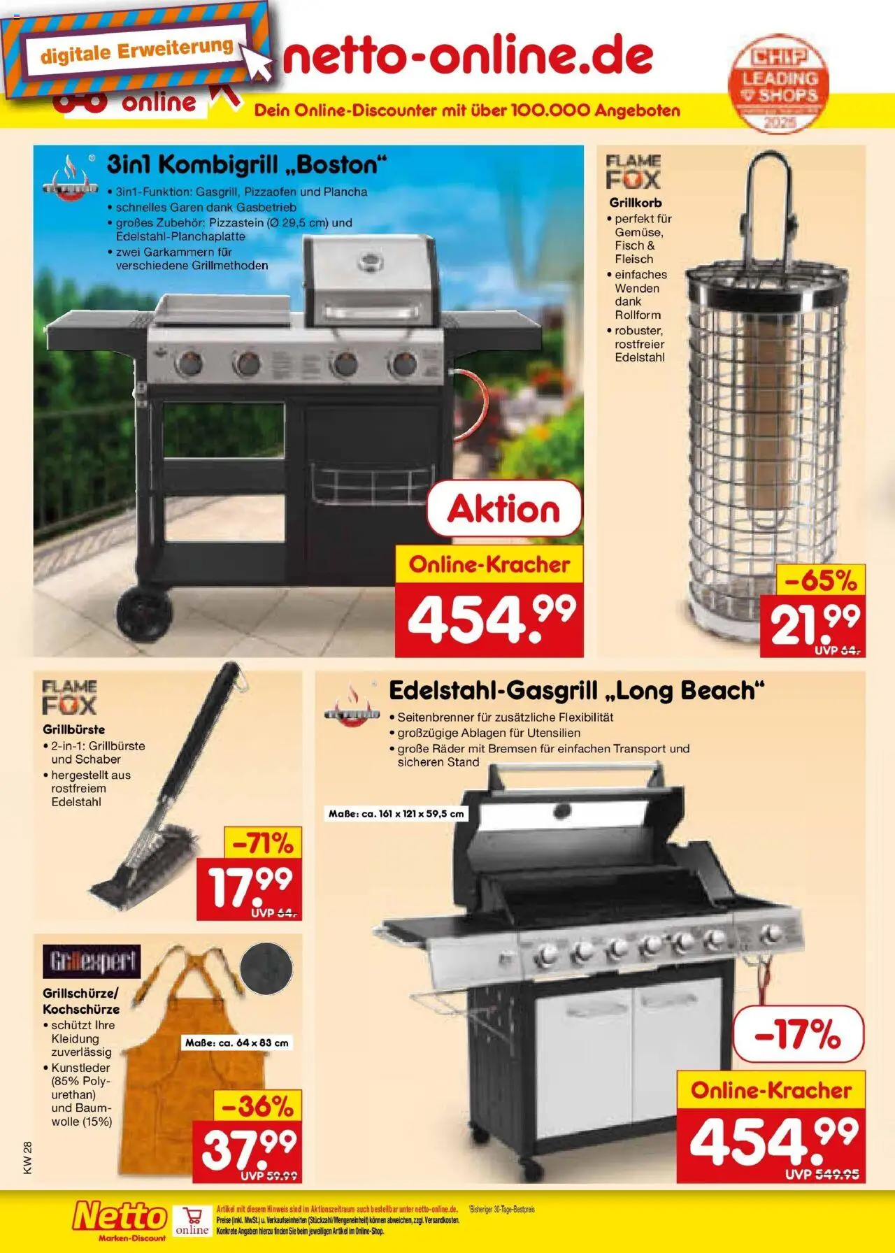 Netto Marken-Discount prospekt Bremen-Lesum	 - gültig ab dem 07.07.2025 | Seite: 54 | Produkte: Grill, Fisch, Fleisch