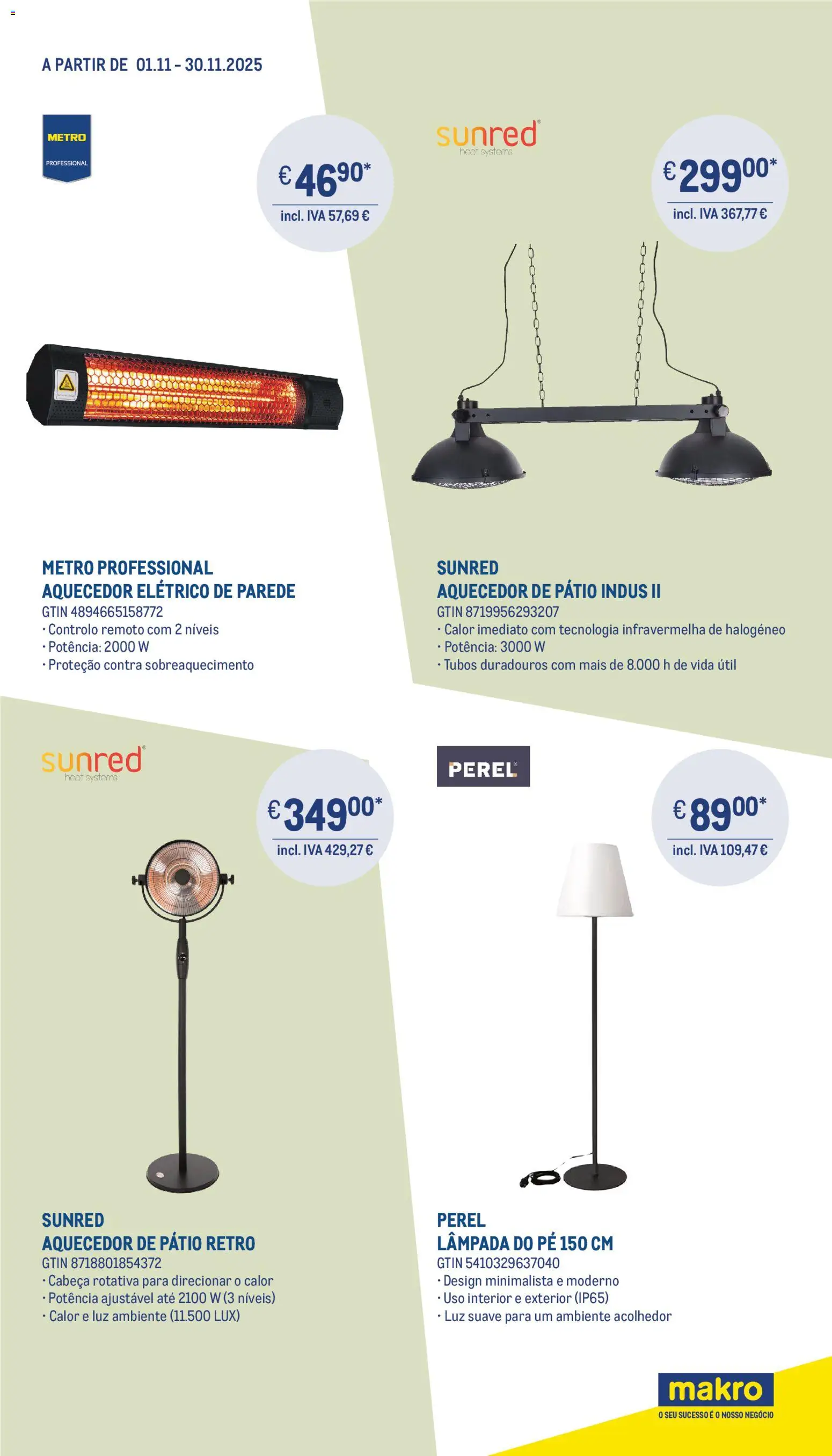 Makro Prepare a sua esplanada para o frio - Marketplace  │ válido de 01.11.2025 | Página: 2 | Produtos: Aquecedor