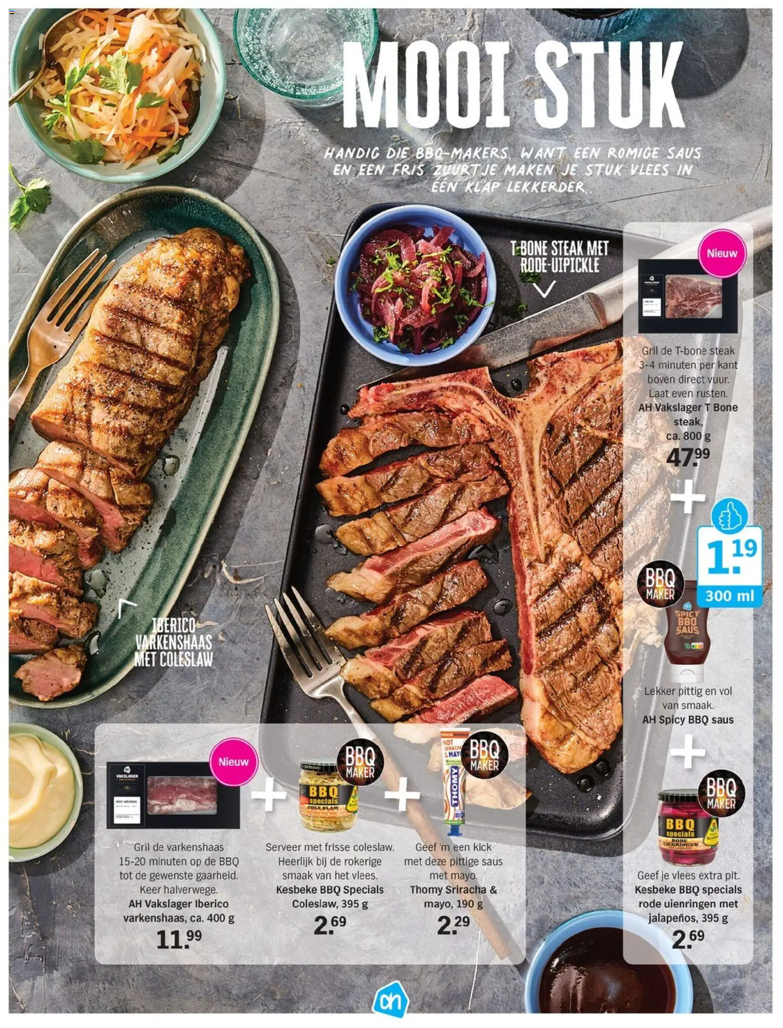 {H1} | Pagina: 55 | Producten: Kisperec, Steak, Saus