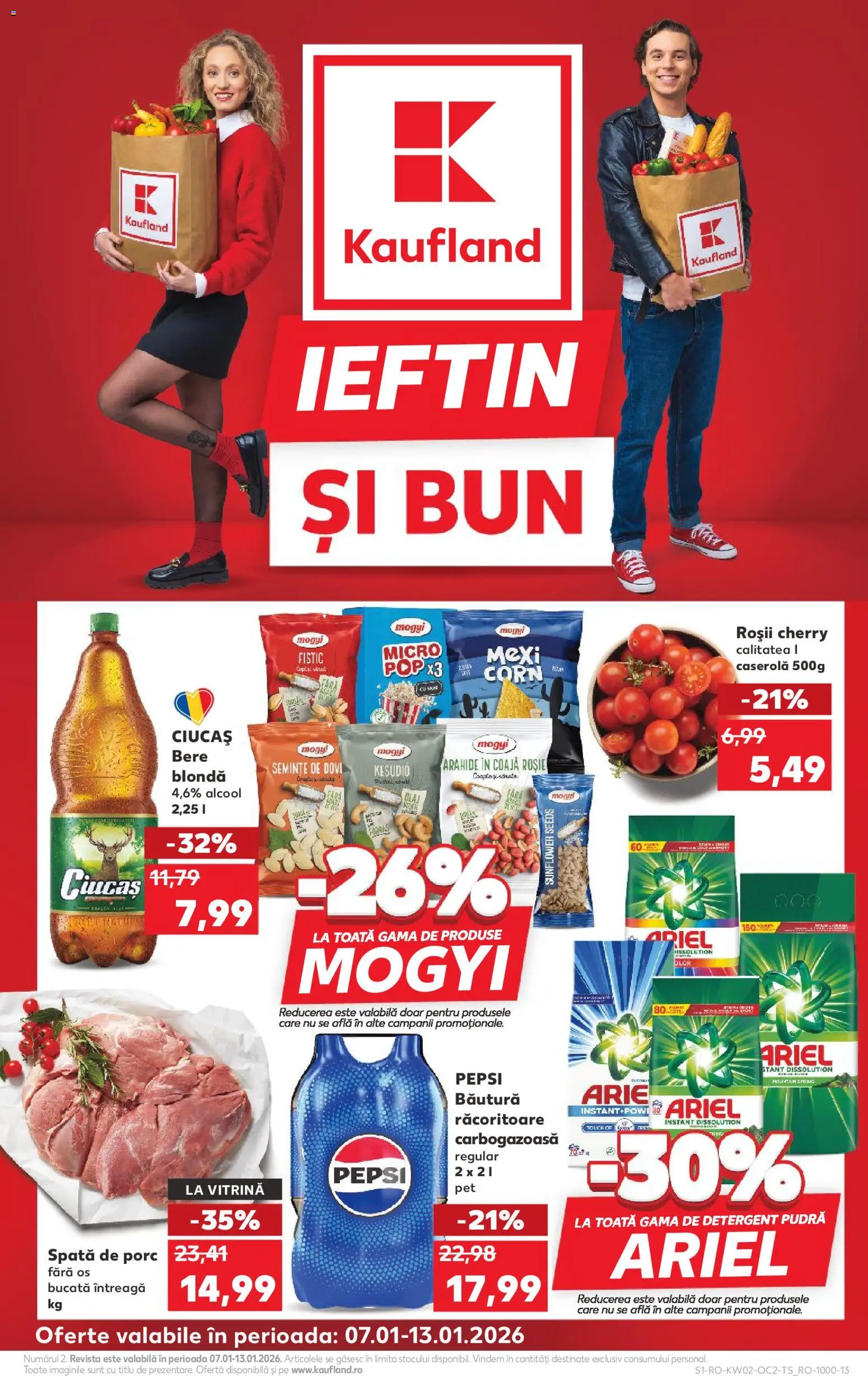 Noul catalog Kaufland – valabil de la 07.01.2026 | Pagină: 1 | Produse: Dovleac, Vitrină, Arahide, Detergent