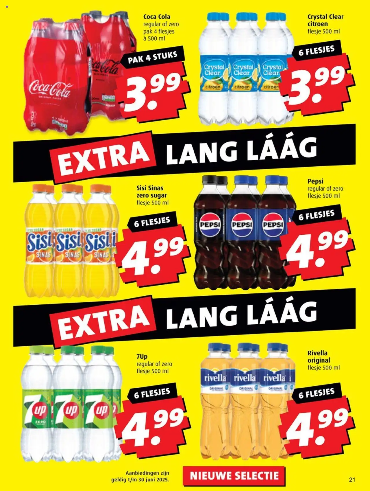  | Pagina: 21 | Producten: Coca Cola, Pepsi, 7up, Saláta mix