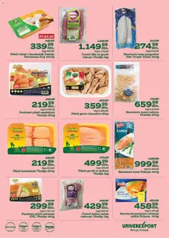 Univerexport katalog - pregled Univerexport kataloga - važi od 13.10.2025 | Strana: 3 | Proizvode: Pileće grudi, Losos, Perutnina Ptuj, Vino