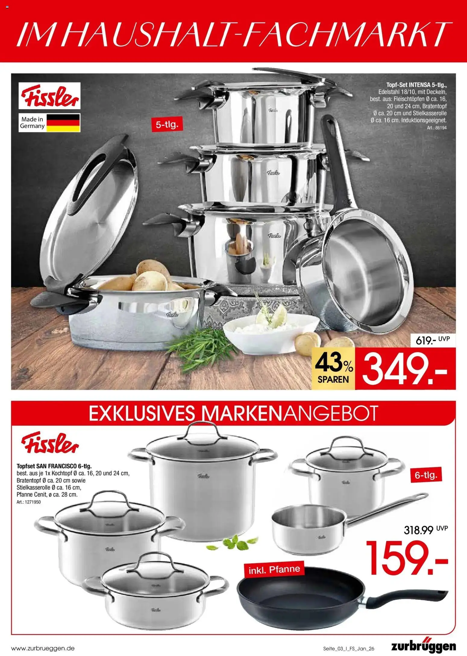 Zurbrüggen - Zurbrüggen: Marken Spezial – gültig ab 25.01.2026 | Seite: 3