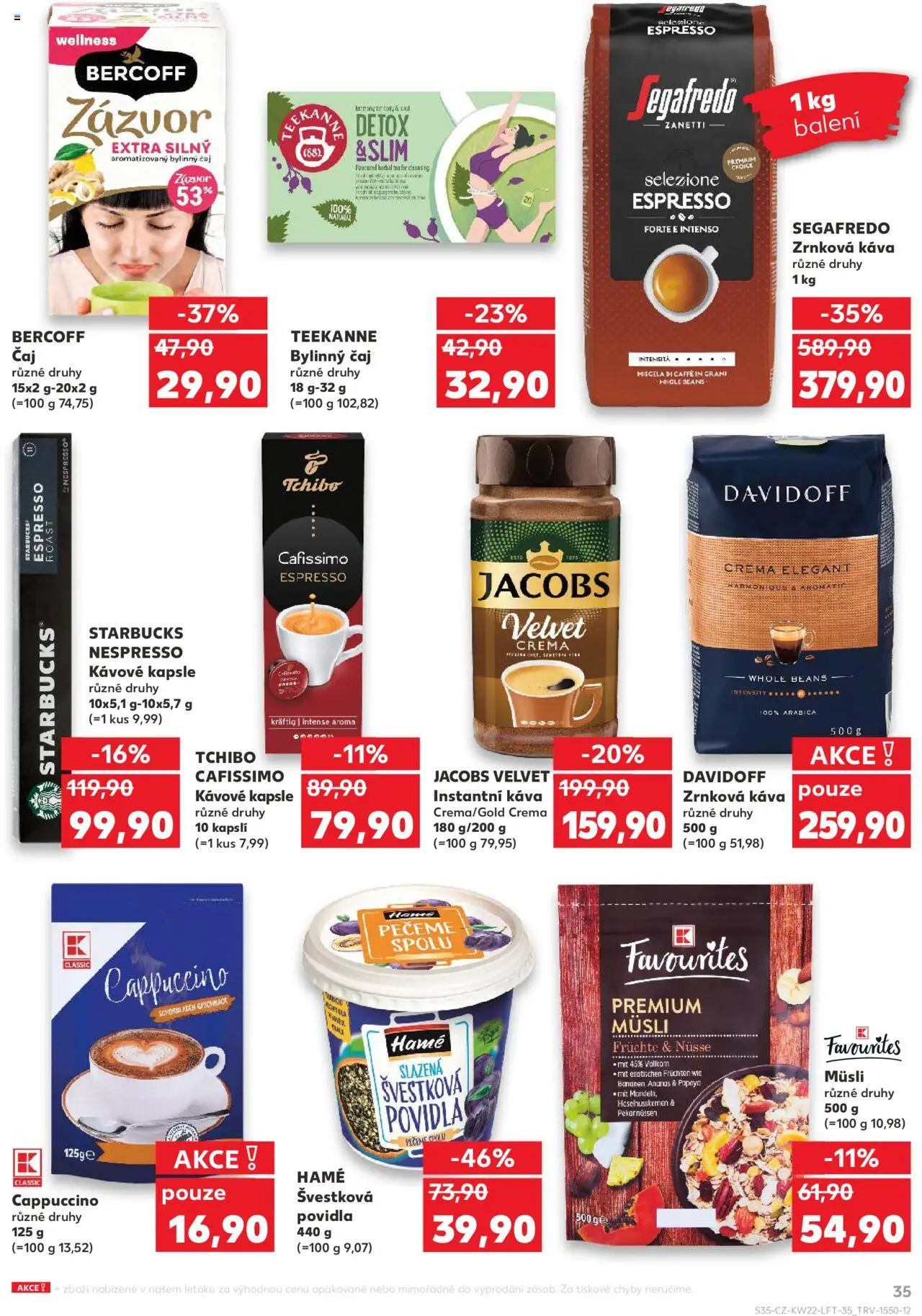 Kaufland leták - Kolín od 28.05.2025 | Strana: 35 | Produkty: Starbucks, Kapsle, Povidla, Instantní káva