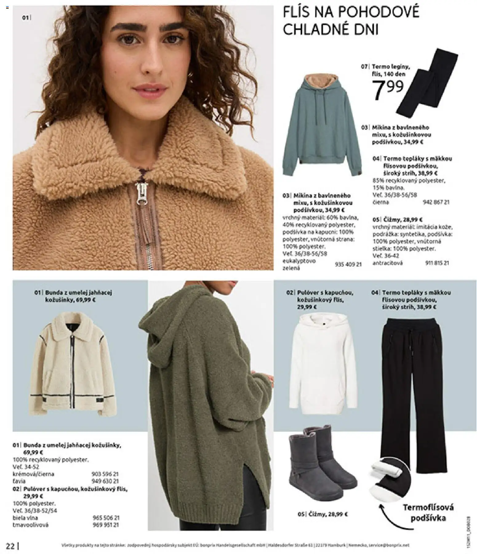 Nové Bonprix akcie – leták je platný od 16.12.2025 | Strana: 24 | Produkty: Mikina, Bunda