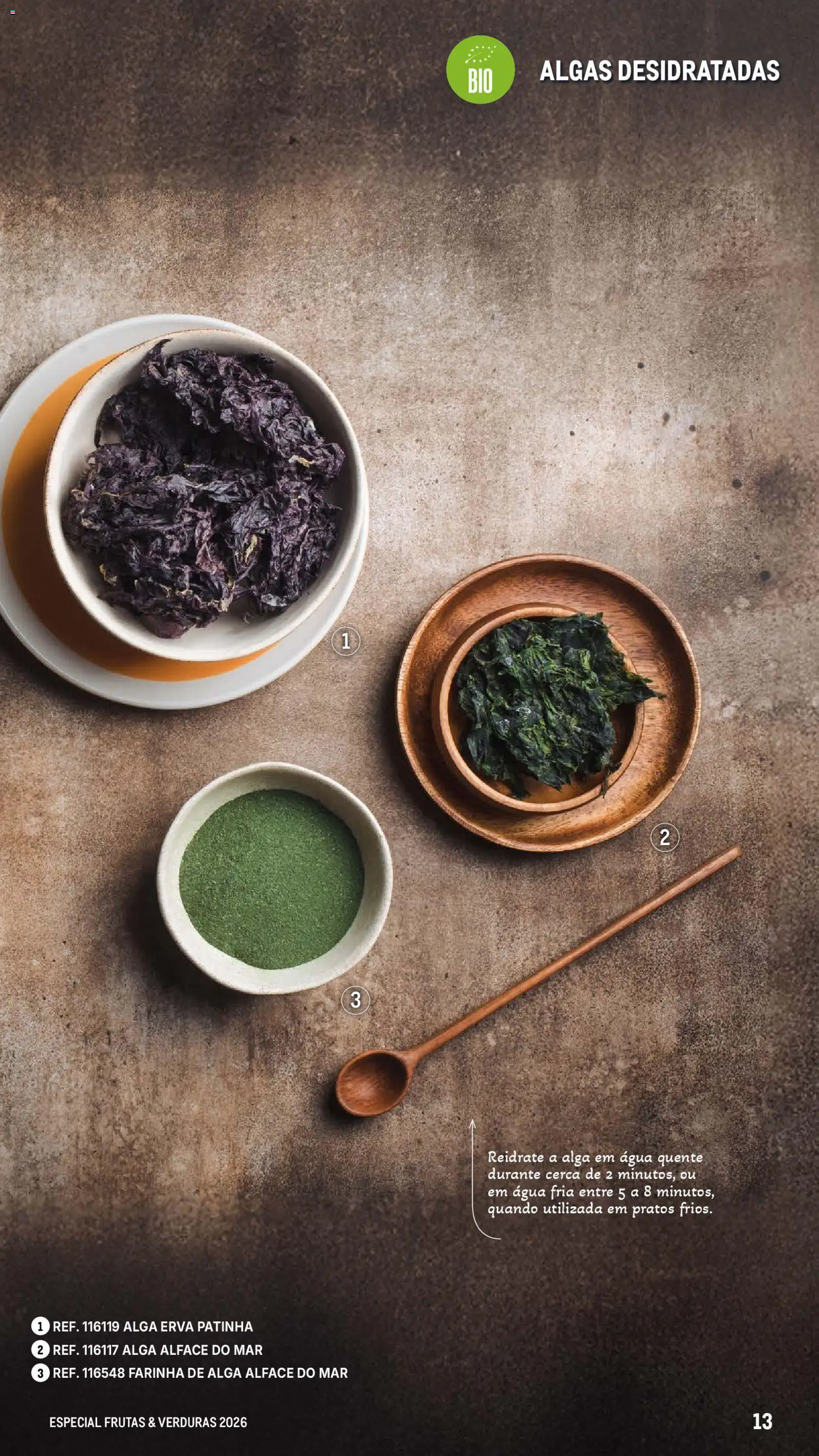 Makro Especial Frutas e Verduras 2026 │ válido de 06.03.2026 | Página: 13 | Produtos: Agua, Pratos, Alface