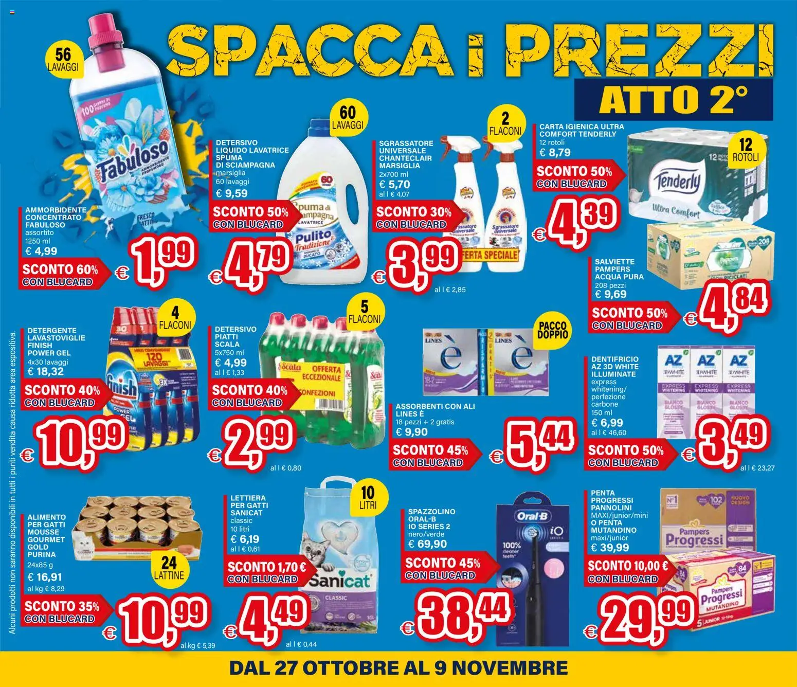 Volantino Il Gigante del 27.10.2025 | Pagina: 6 | Prodotti: Dentifricio, Spazzolino, Sgrassatore, Lavastoviglie