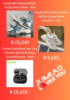 Offer preview "Jumia Catalogue" | Page: 2 | Products: Sneakers, Audio