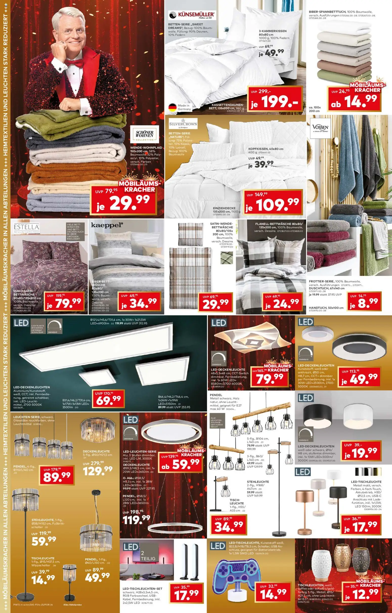 Porta! Möbiläumskracher in ALLEN Abteilungen - Aachen – gültig ab 03.11.2025 | Seite: 2 | Produkte: USB, Bett, Energy, Bettwäsche