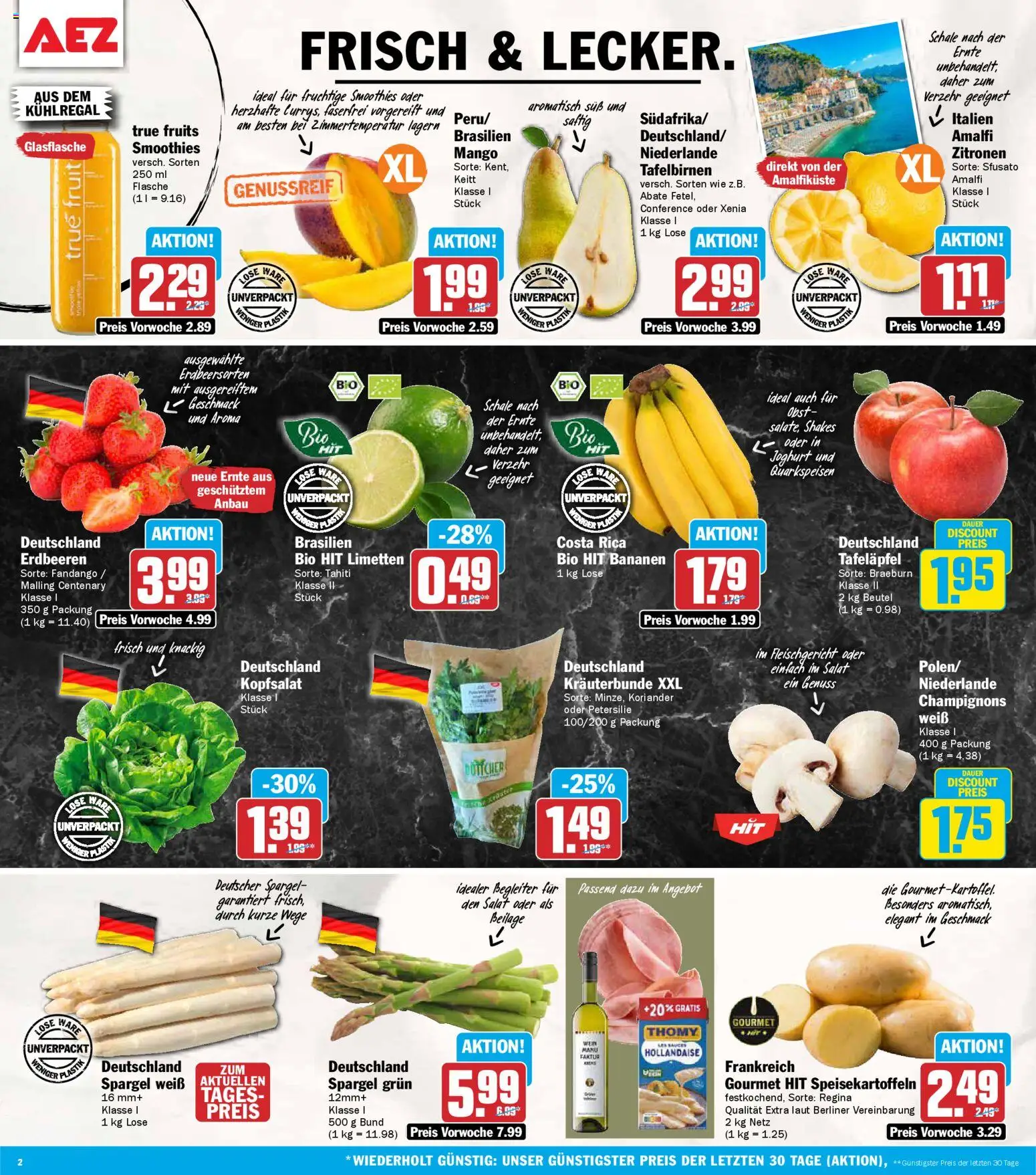 AEZ Prospekt 	 – gültig ab 27.04.2026 | Seite: 2 | Produkte: Berliner, Limetten, Petersilie, Wein