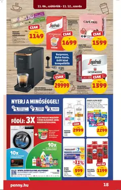 SEGAFREDO INTERMEZZO KÁVÉ*, őrölt, 250 g, 6796 Ft/kg - amely érvényes a következő dátumtól: 06.11.2025 | Oldal: 22