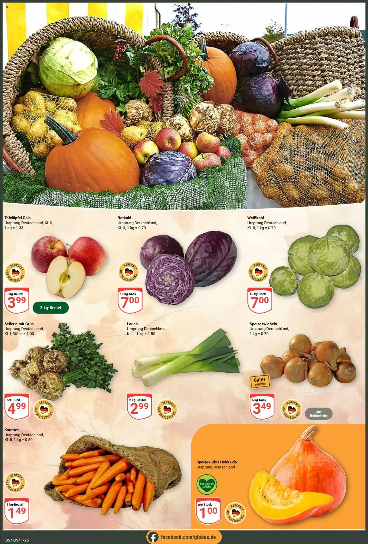 Globus Prospekt 	 – gültig ab 06.10.2025 | Seite: 2 | Produkte: Rotkohl