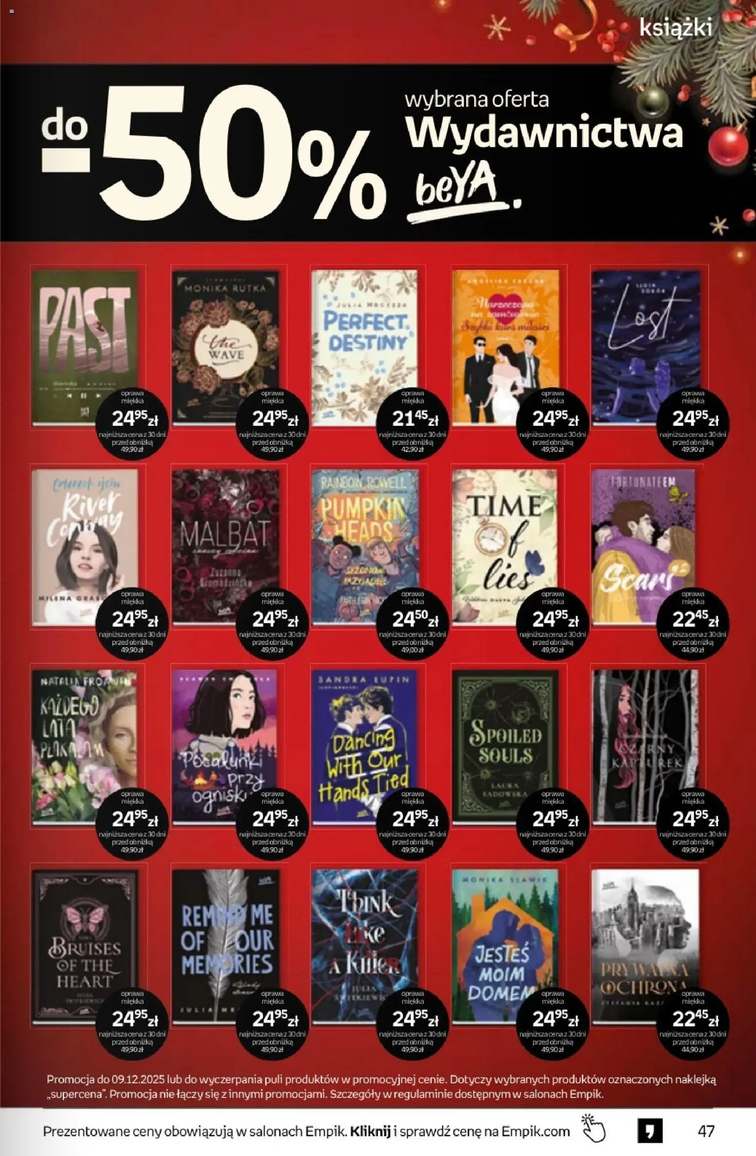 Empik promocje - Tom kultury Książki od 10.12.2025 | Strona: 47 | Produkty: Książki