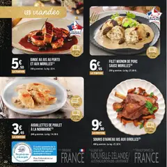 E.Leclerc - Prévisualisation de DINDE AU JUS AU PORTO ET AUX MORILLES (1), 250 g environ. valide à partir de 18.11.2025 | Page: 22 | Produits: Souris, Jus, Filet mignon, Porc