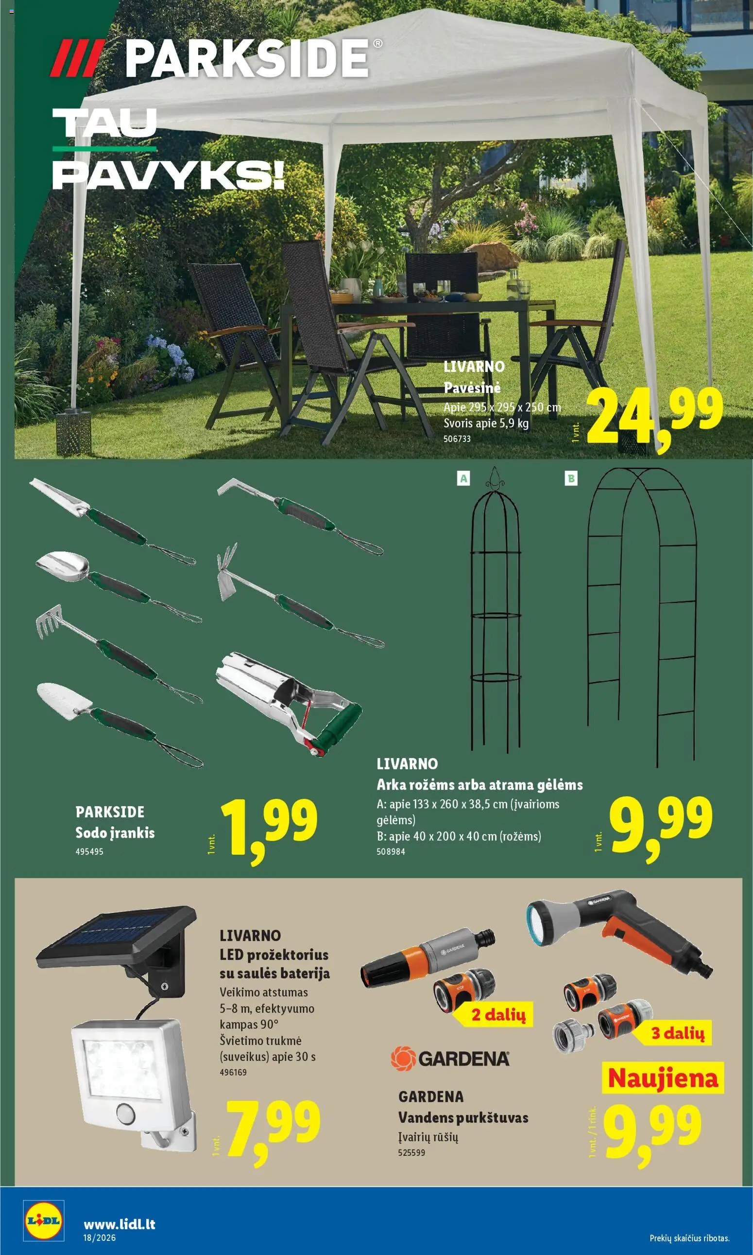 LIDL akcijos nuo 27.04.2026 | Puslapis: 26 | Prekių: Baterija