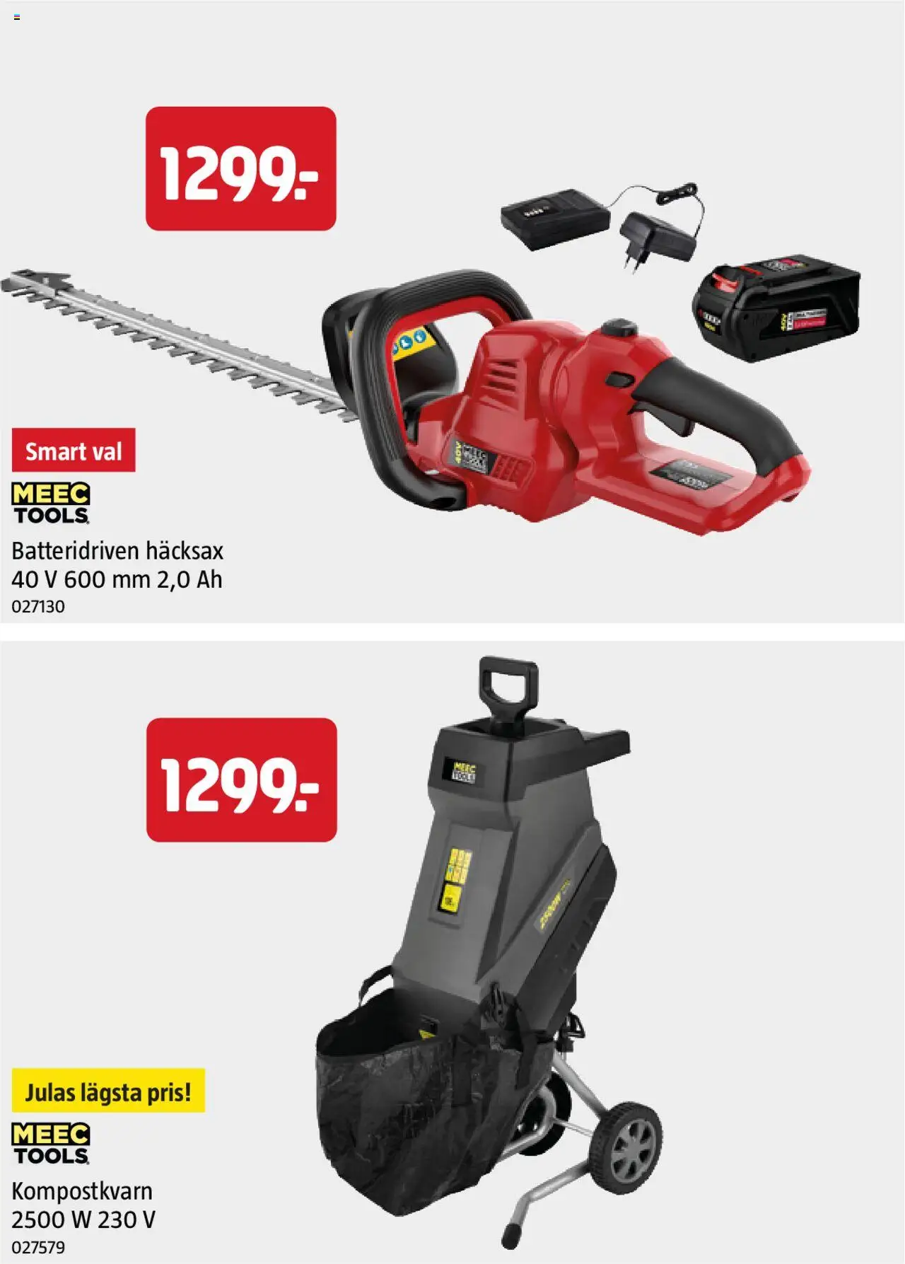 Jula reklamblad aktuell från 18.09.2025 | Sida: 17 | Produkter: Häcksax