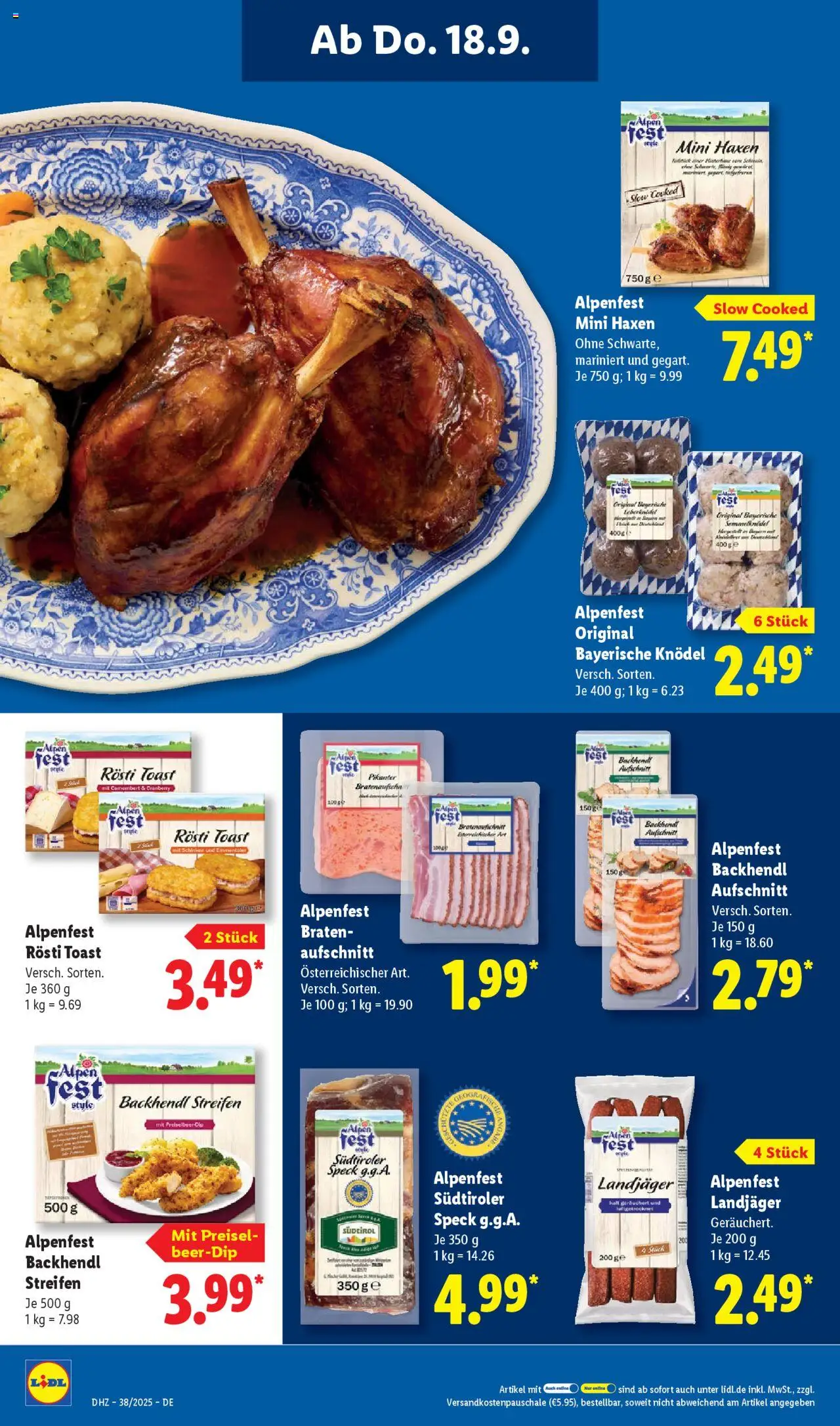 Lidl Prospekt 	 – gültig ab 15.09.2025 | Seite: 56 | Produkte: Toast, Schinken