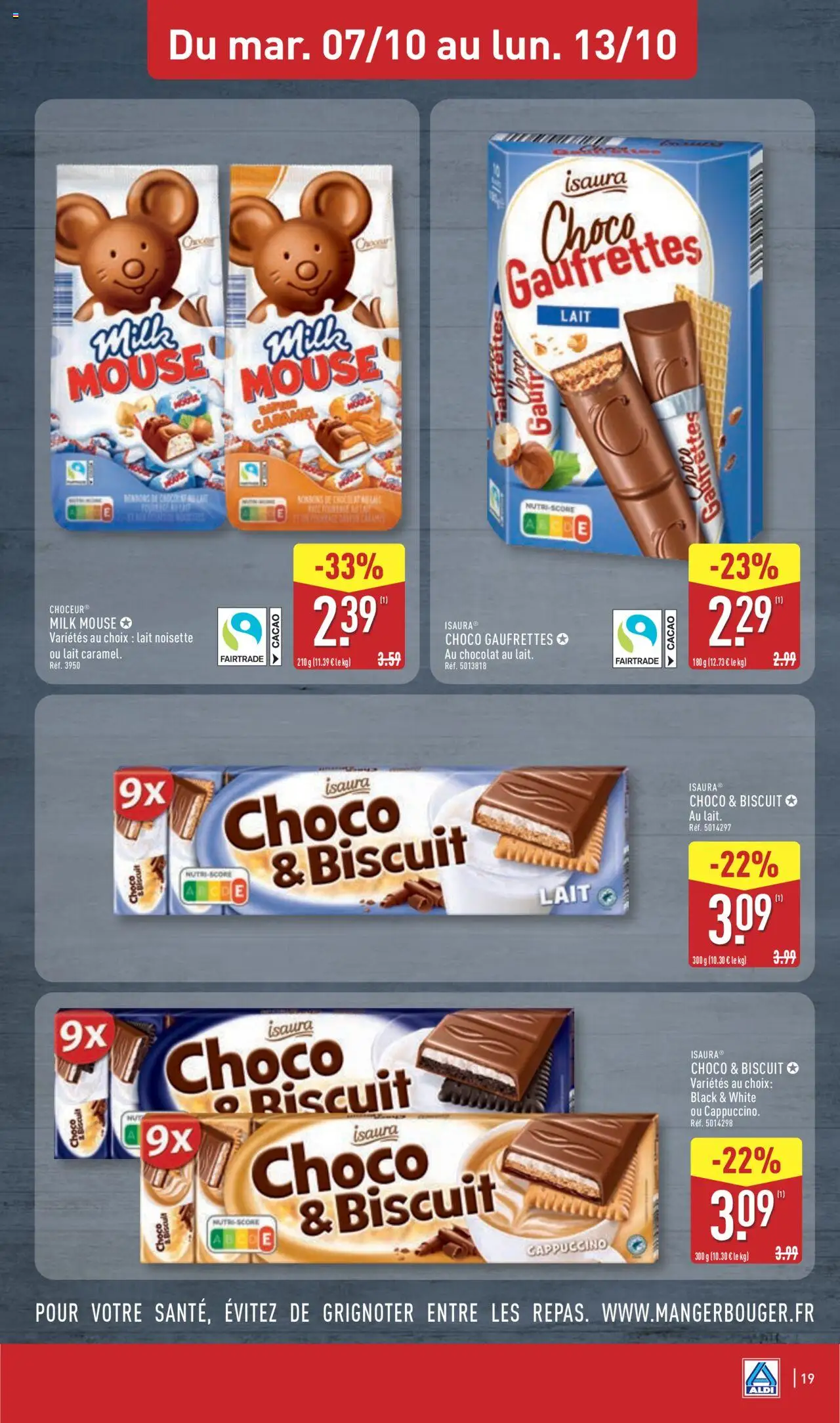 {H1} | Page: 21 | Produits: Noisette, Lait, Chocolat