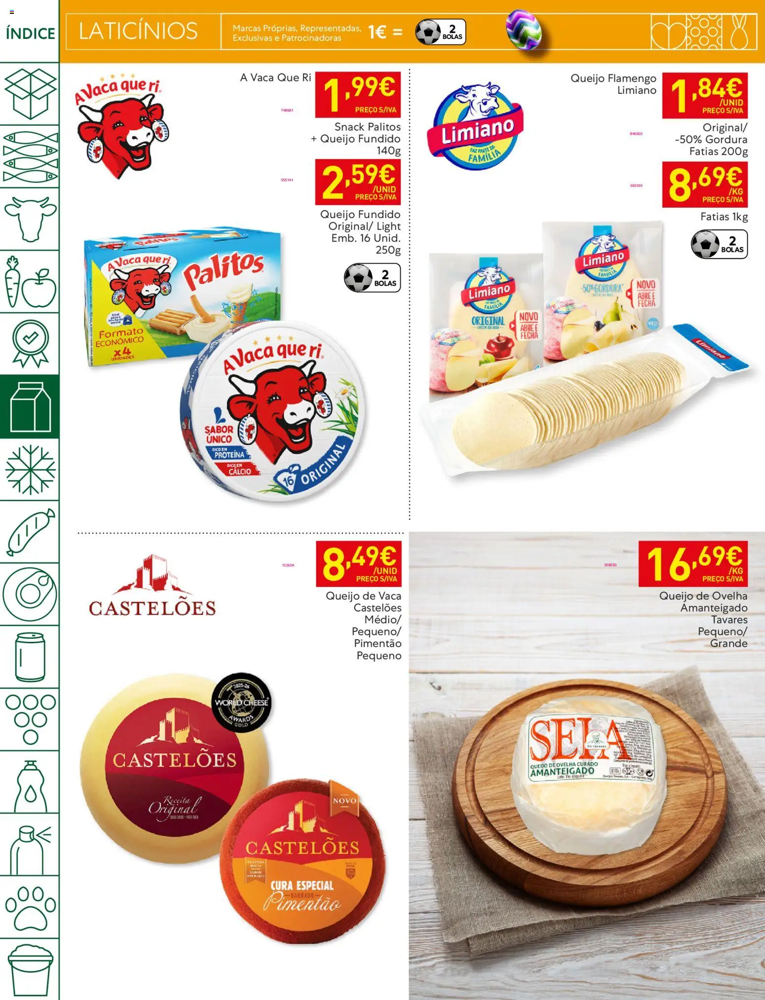 Recheio folheto │ válido de 31.03.2026 | Página: 20 | Produtos: Pimentão, Cálcio, Queijo, Proteina