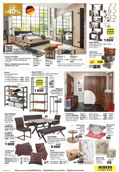 Náhled letáku Sconto nábytek leták od 26.11.2025 | Strana: 21 | Produkty: Úložný box, Postel, Komoda, LED