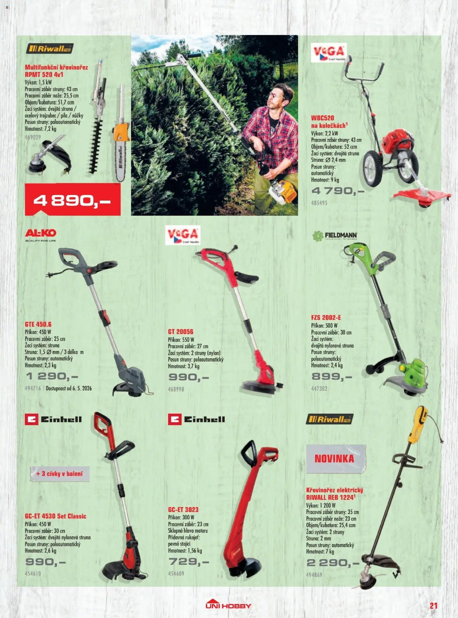 Uni Hobby katalog - Zahradní technika 2026 od 13.03.2026 💥 Nenechte si ujít TOP nabídky! ⭐ | Ceská republika