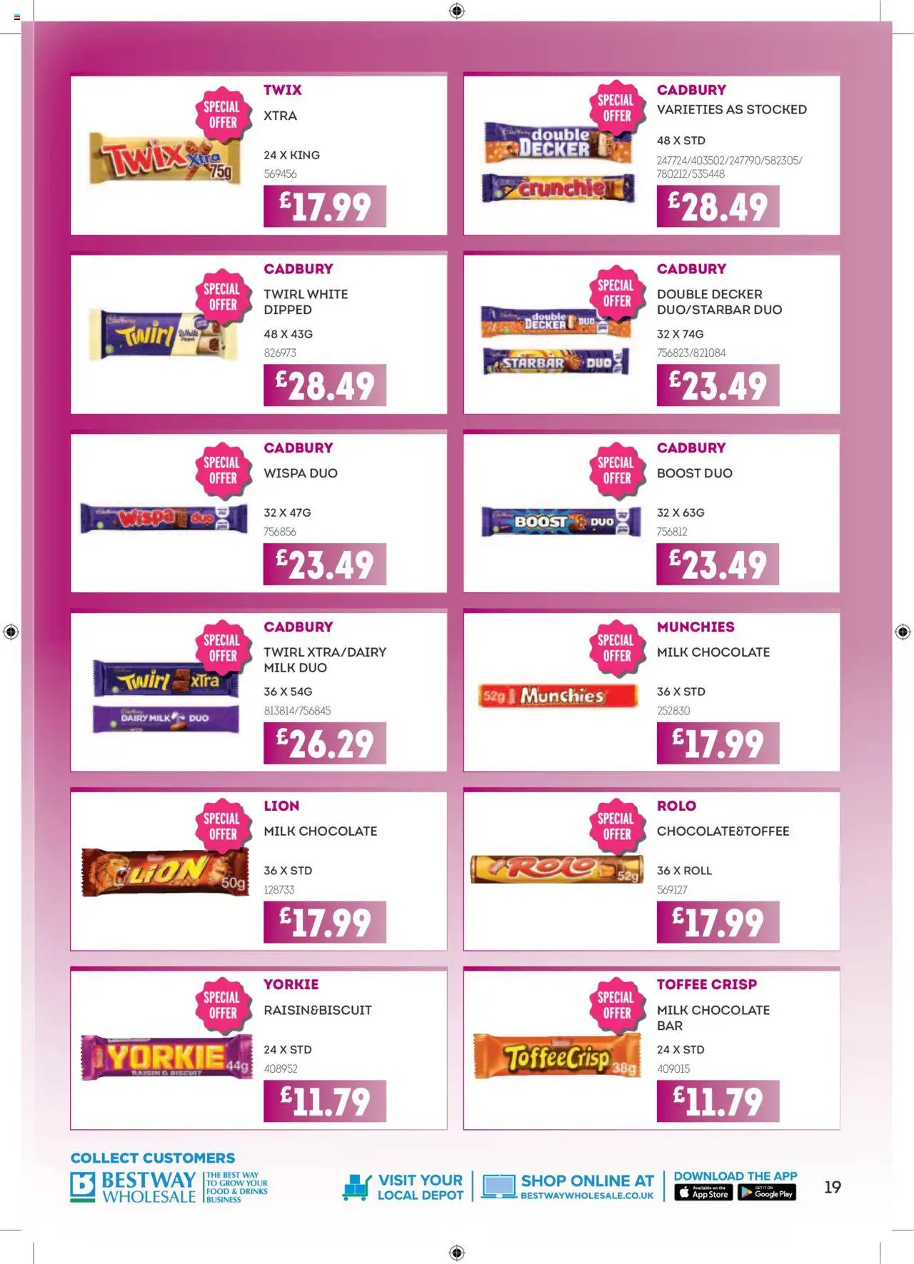  | Page: 19 | Products: Milk, Chocolate