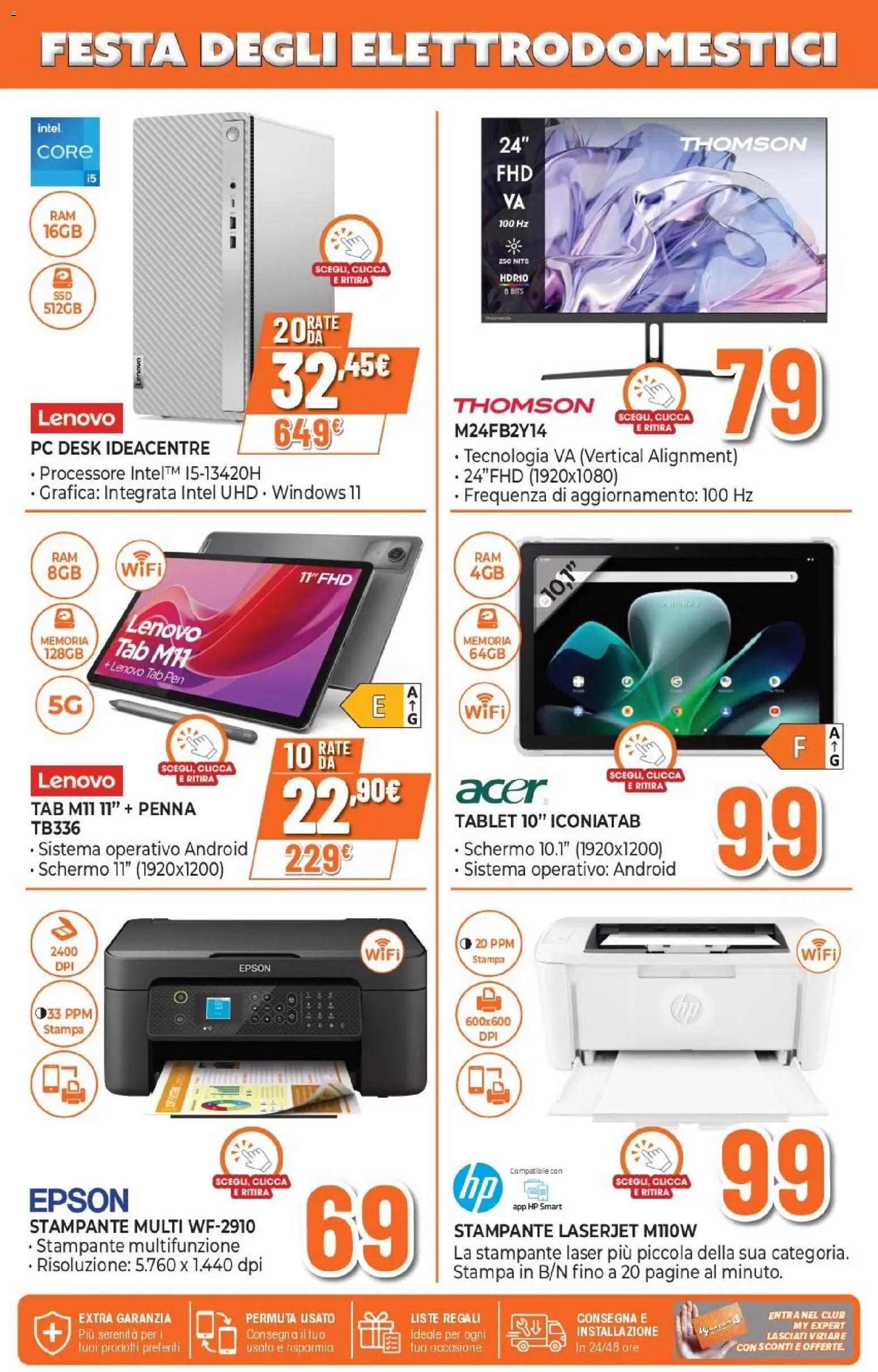 Volantino Expert del 12.03.2026 | Pagina: 27 | Prodotti: Schermo, PC, Stampante, Stampa