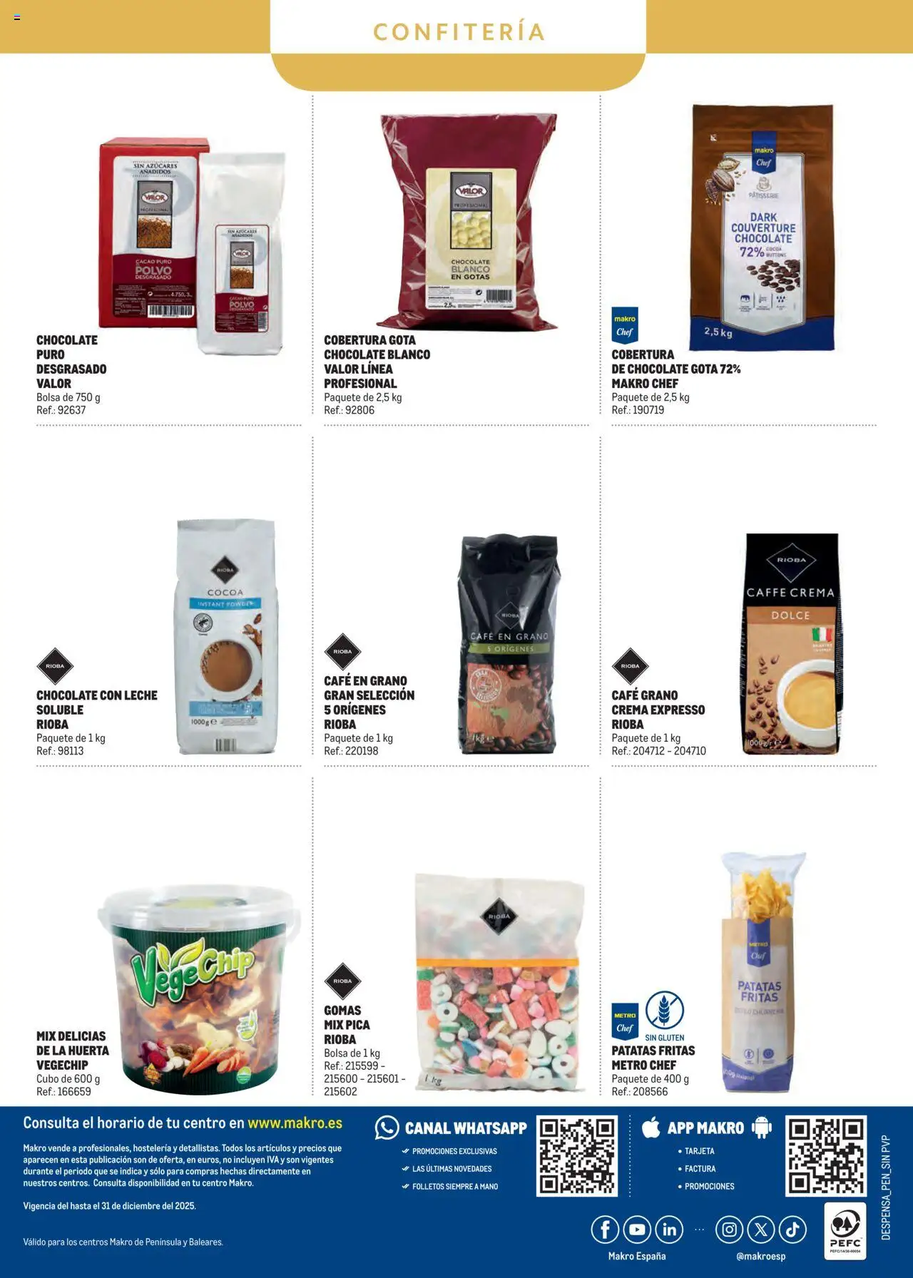Makro - Despensa Península │ válido desde el 04.03.2025 | Página: 32 | Productos: Polvo, Leche, Chocolate, Chocolate con leche