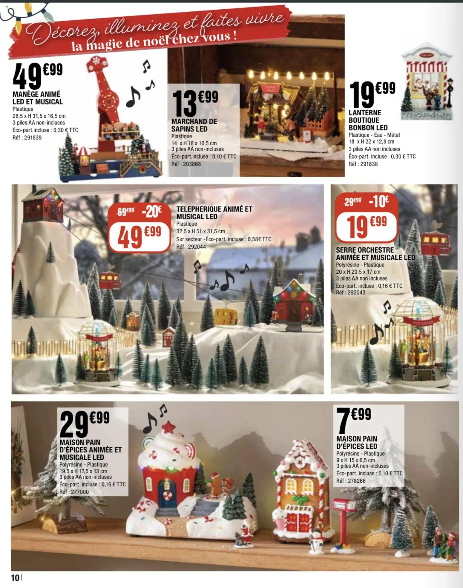 {H1} | Page: 10 | Produits: Pain, Piles