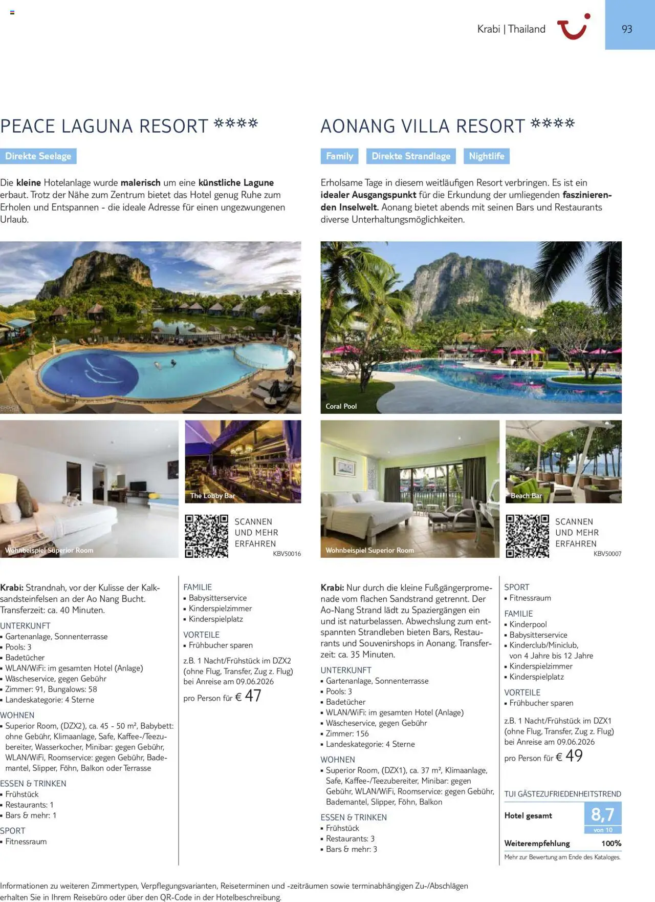 TUI Prospekt  Asien, Afrika, Orient & Indischer Ozean 2025/26 	 – gültig ab 01.11.2025 | Seite: 93 | Produkte: Coral, Babybett