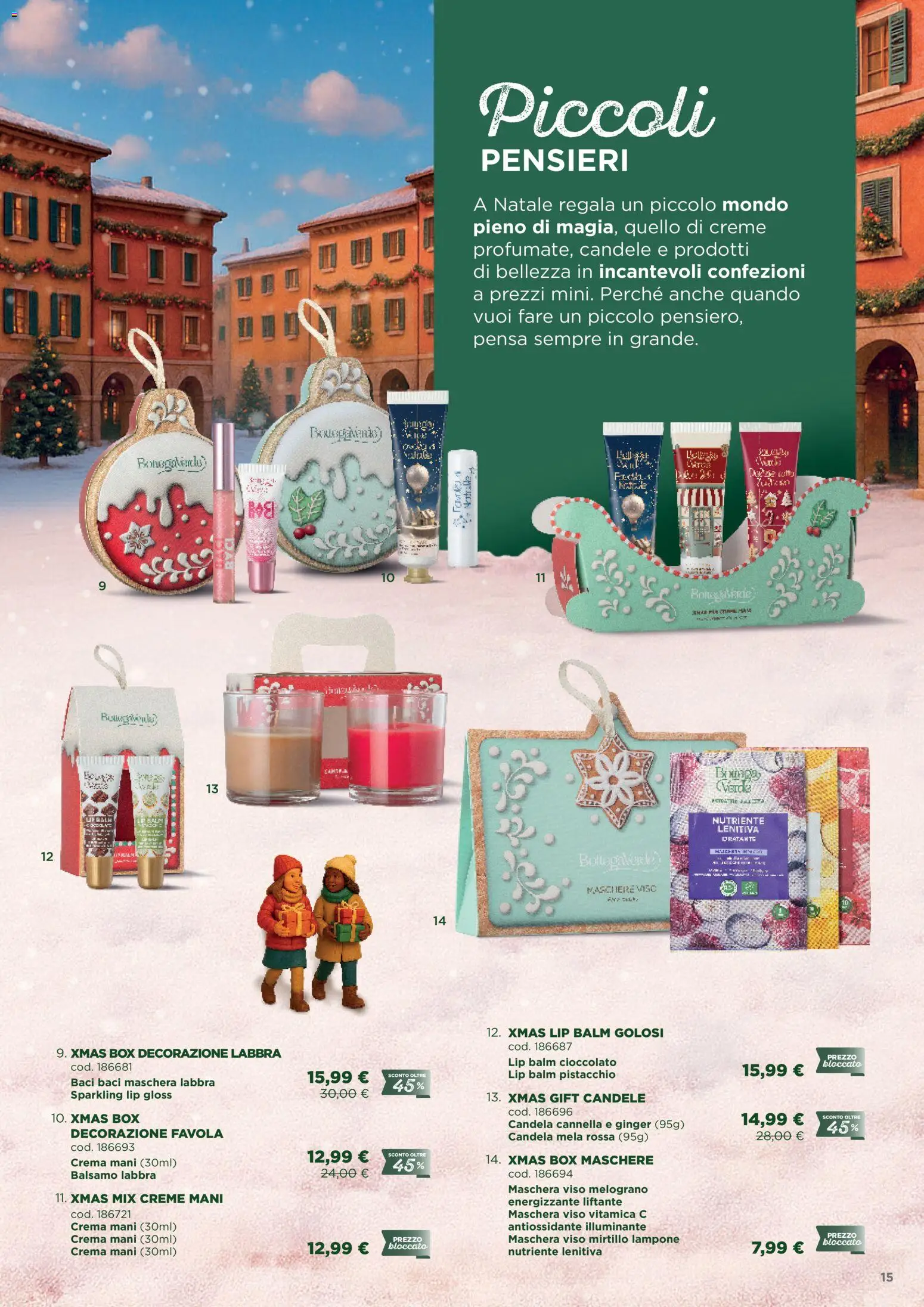Volantino Bottega Verde del 03.11.2025 | Pagina: 15 | Prodotti: Balsamo, Crema, Cioccolato, Maschera viso
