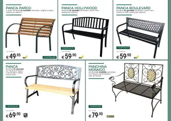 Anteprima del volantino Brico OK volantino Arredo Giardino valido a partire dal 05.03.2026 | Pagina: 14 | Prodotti: Panca, Panchina