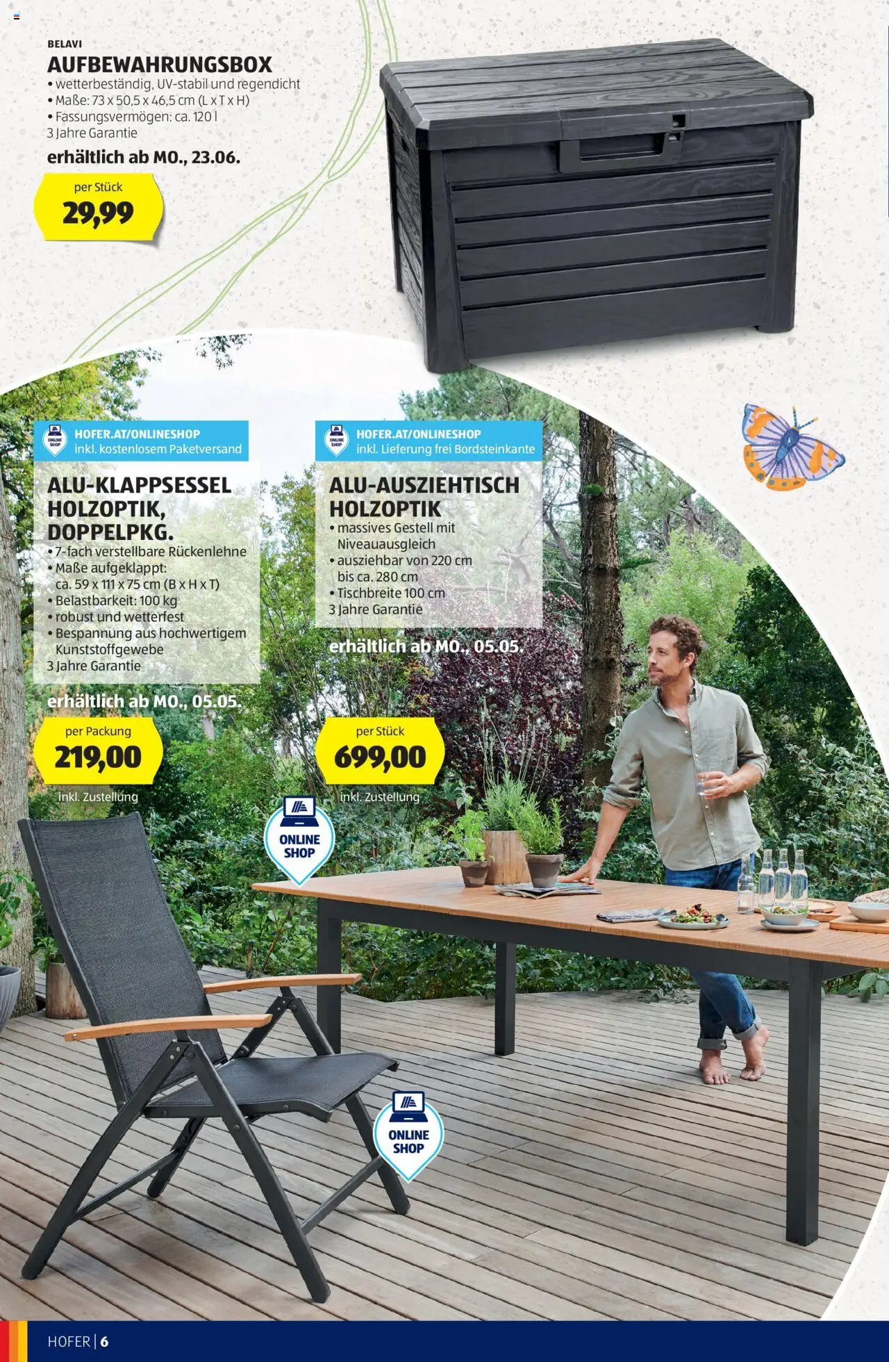 Hofer Frühjahr-/Sommerkatalog gültig ab 30.04.2025 | Seite: 6