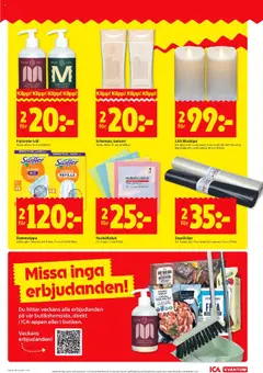ICA Kvantum - erbjudanden - Förhandsvisning av reklamblad från butik ICA Kvantum aktuell från 13.10.2025 | Sida: 9 | Produkter: Tvål, Galler, Räkor, Dammvippa