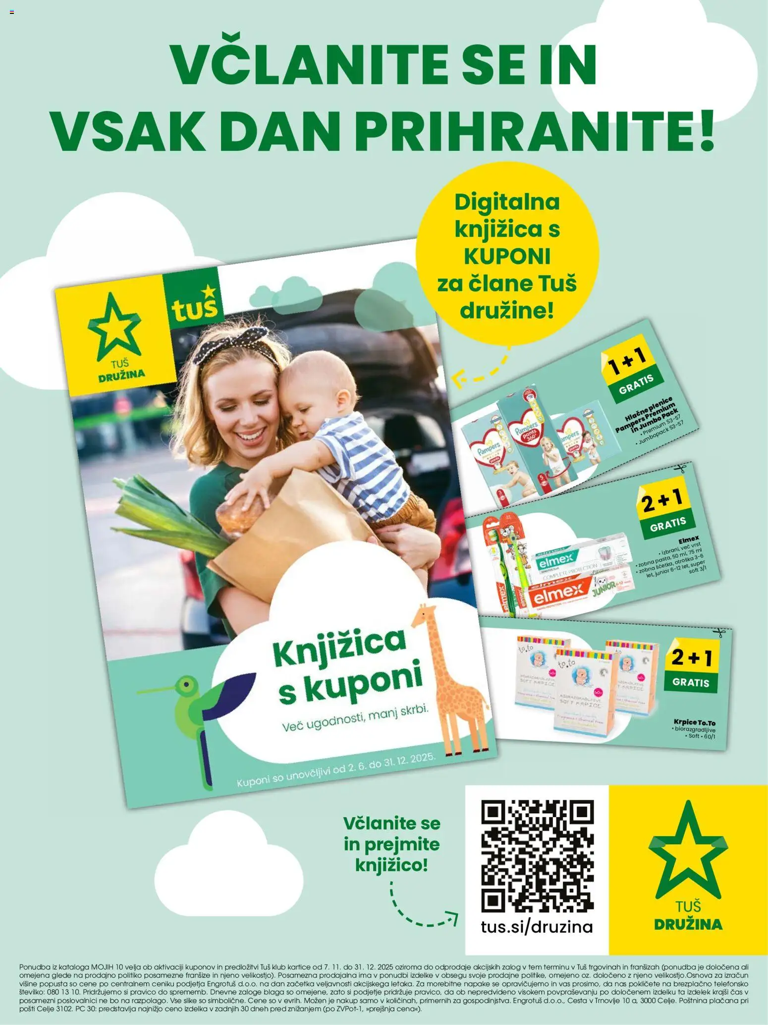 Novi Tuš katalog ponudbe – veljaven od 07.11.2025 | Stran: 24 | Izdelki: Plenice