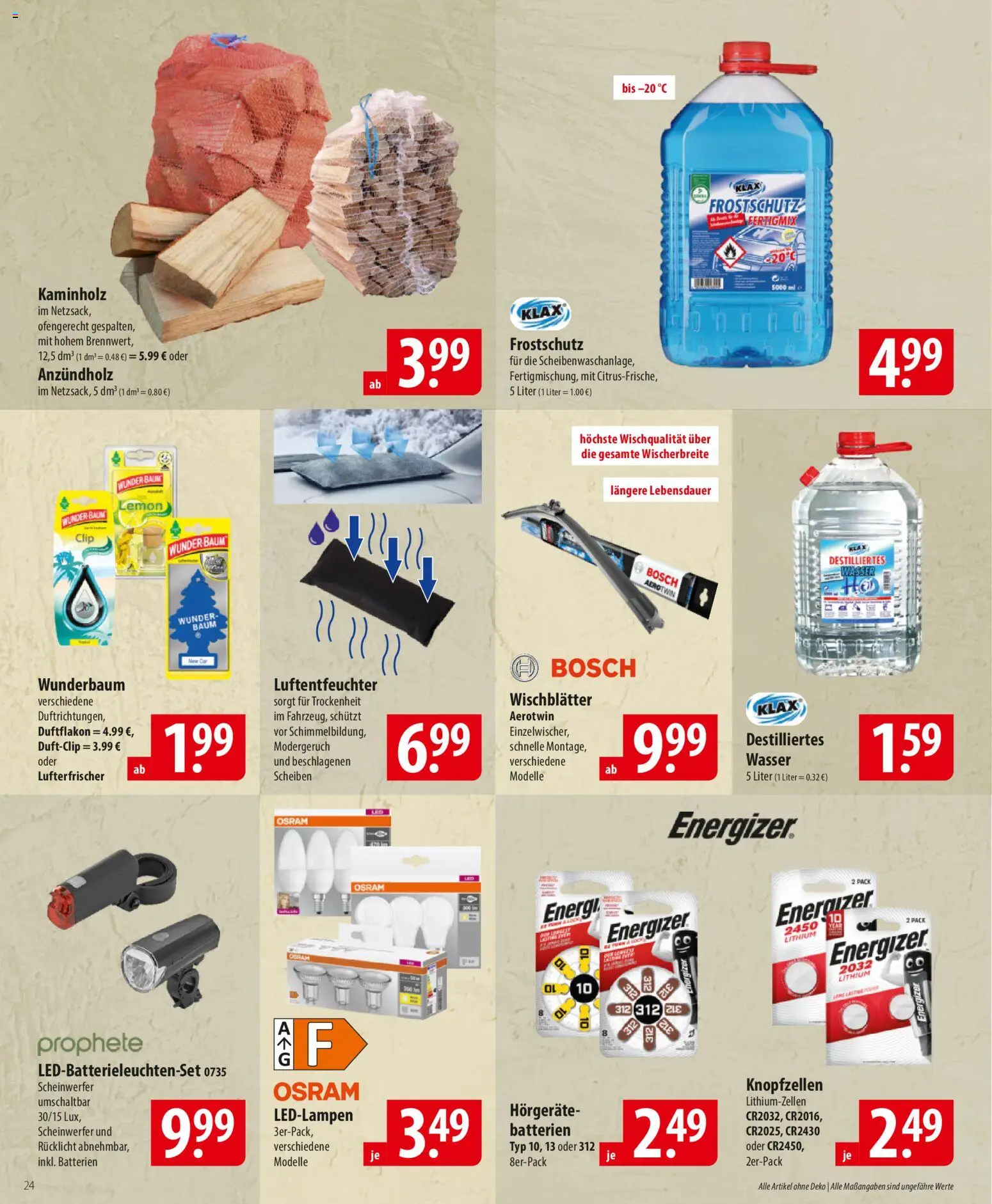 Famila Prospekt 	 – gültig ab 26.01.2026 | Seite: 24 | Produkte: Bosch, Batterien, Wasser
