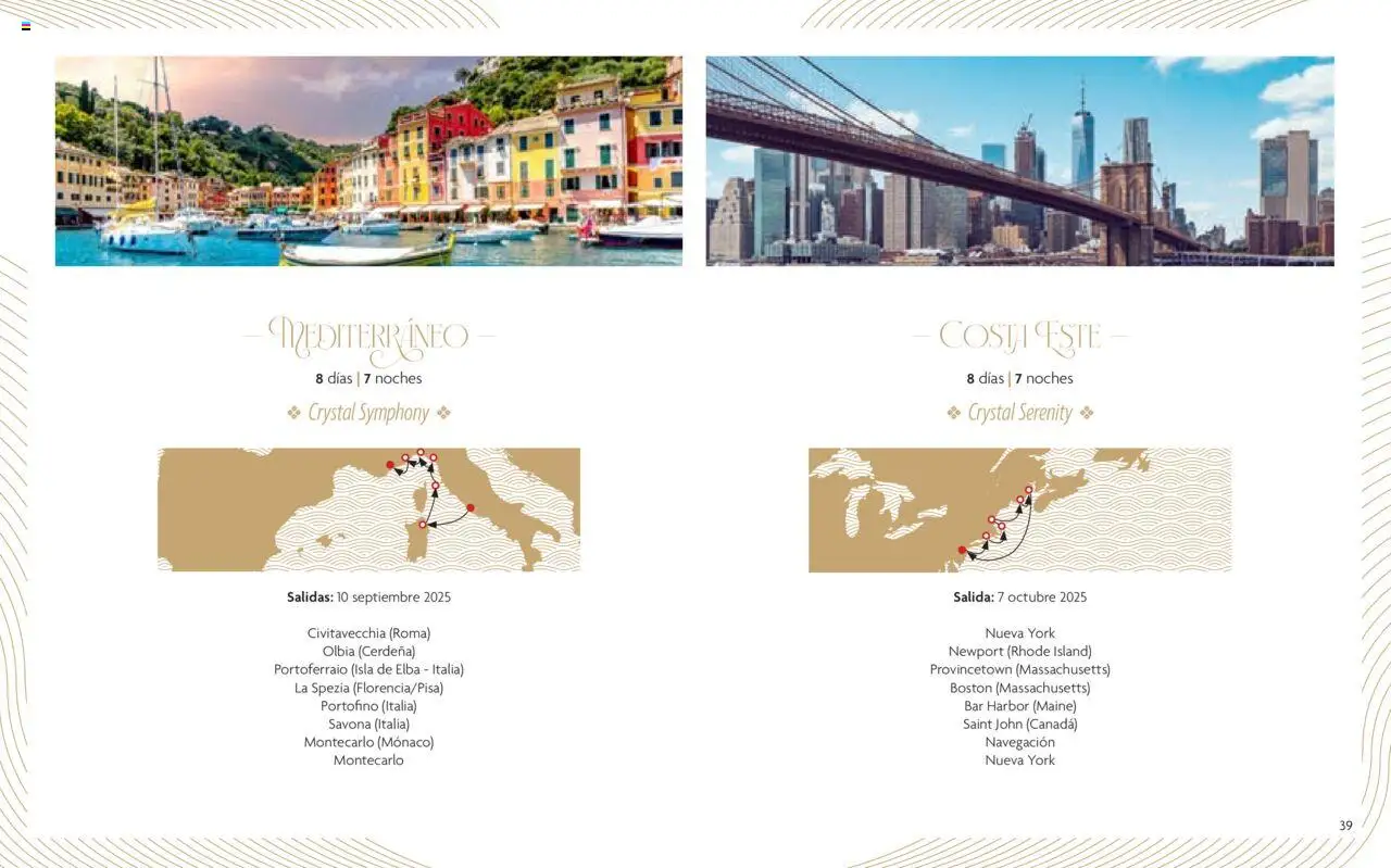 Viajes El Corte Inglés Cruceros de lujo │ válido desde el 01.01.2025 | Página: 40 | Productos: Navegación