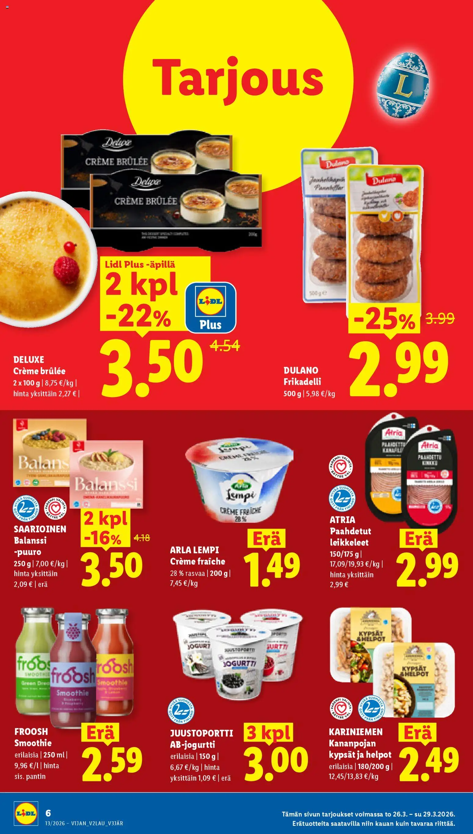 Lidl tarjoukset - Helsinki – voimassa 26.03.2026 alkaen | Sivu: 6