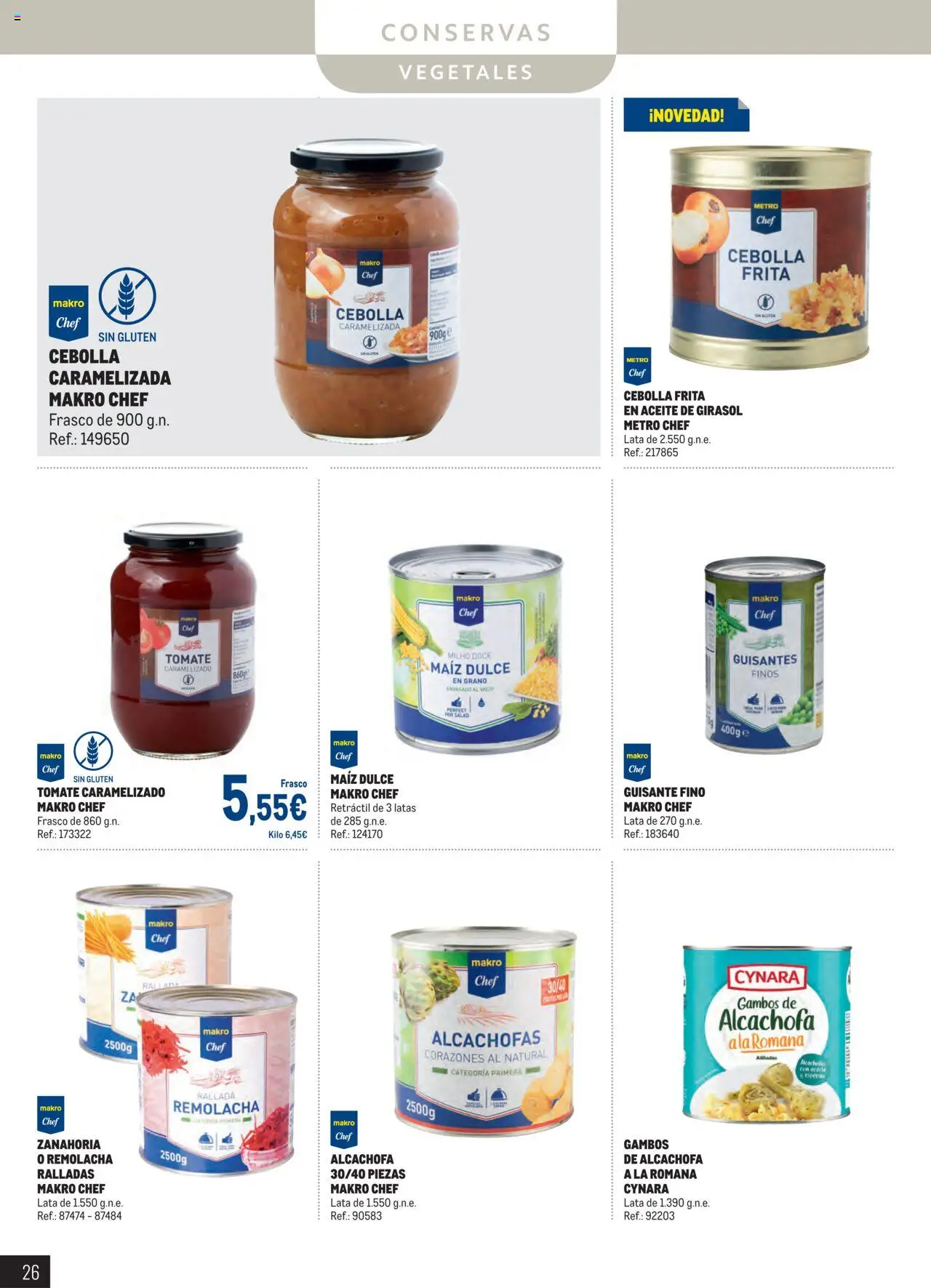 Makro - Despensa Península │ válido desde el 04.03.2025 | Página: 26 | Productos: Aceite, Zanahoria, Aceite de girasol