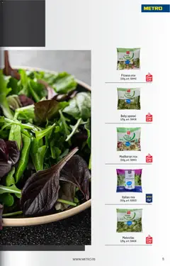 Metro katalog Horeca - pregled Metro kataloga - važi od 01.04.2026 | Strana: 5 | Proizvode: Spanać
