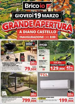 Anteprima del volantino Brico io volantino Grande Apertura a Diano Castello valido a partire dal 19.03.2026