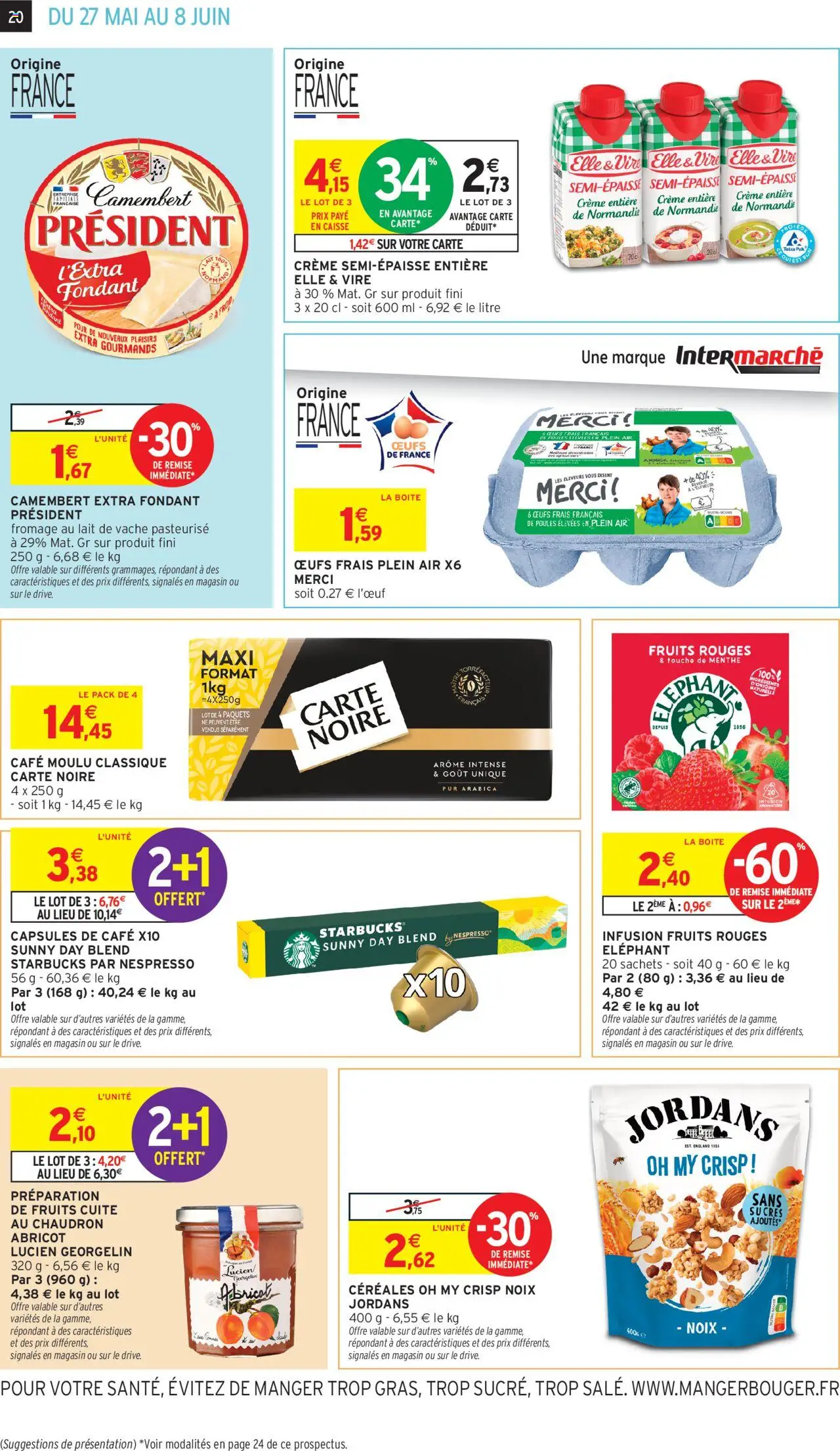  | Page: 21 | Produits: Café moulu classique, Lait, Fromage, Café