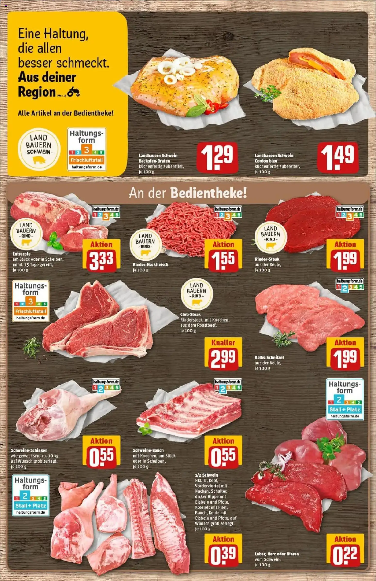 Rewe prospekt Balingen	 – gültig ab 11.01.2026 | Seite: 11 | Produkte: Schweinebauch, Entrecote, Steak, Hackfleisch