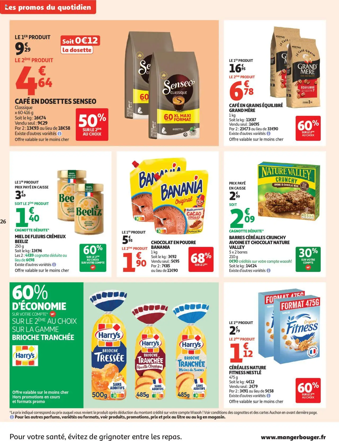  | Page: 26 | Produits: Senseo, Miel, Café, Chocolat