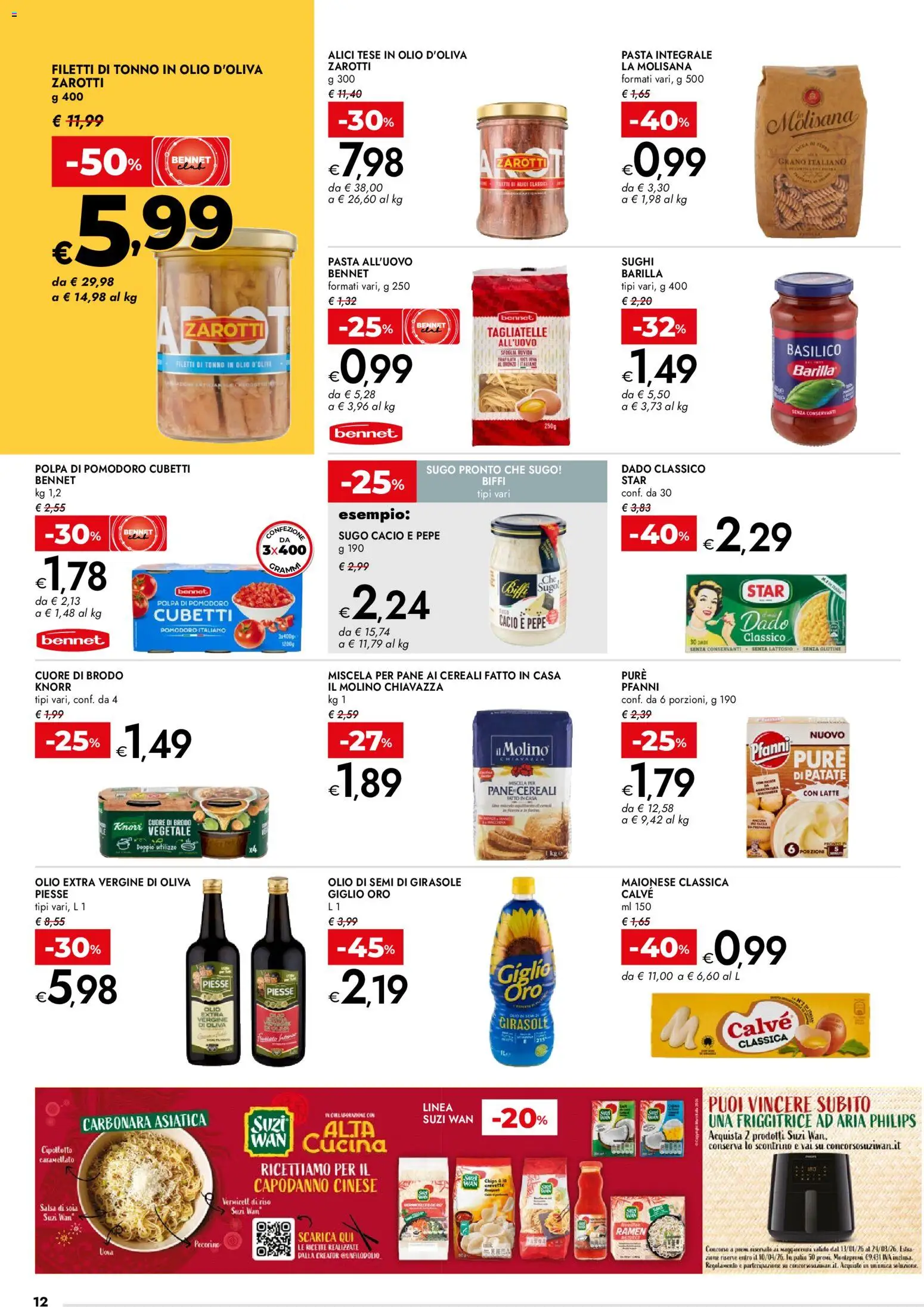 Volantino bennet del 12.02.2026 | Pagina: 12 | Prodotti: Basilico, Sugo, Friggitrice, Olio di semi di girasole