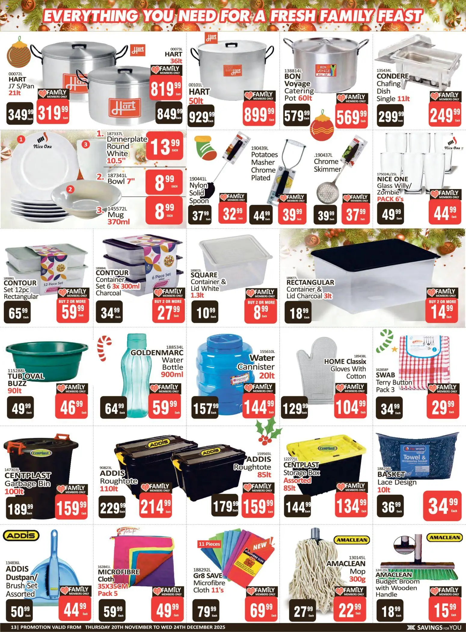 New KIT KAT Cash & Carry catalogue – valid from 20.10.2025 | Page: 13 | Products: Cannister, Basket, Towel, Brush