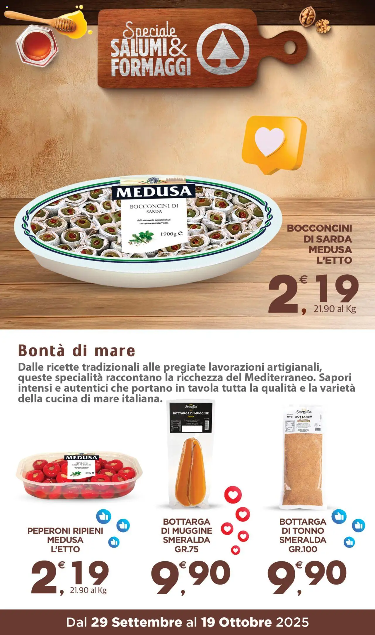 Volantino Eurospar del 29.09.2025 | Pagina: 18 | Prodotti: Peperoni, Tonno