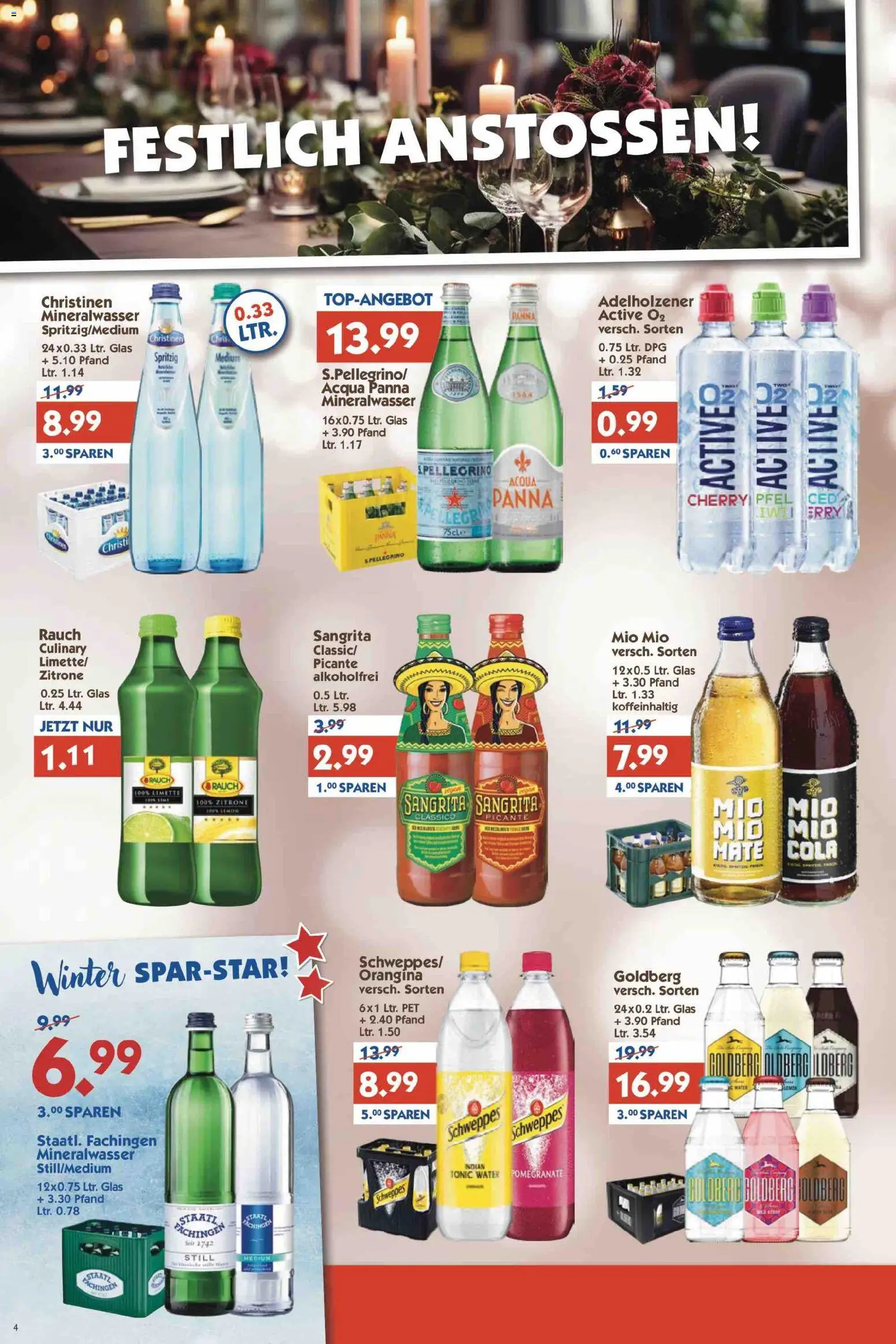 HOL’AB! Prospekt – gültig ab 22.12.2025 | Seite: 4 | Produkte: Adelholzener, Mineralwasser, Zitrone, Limette