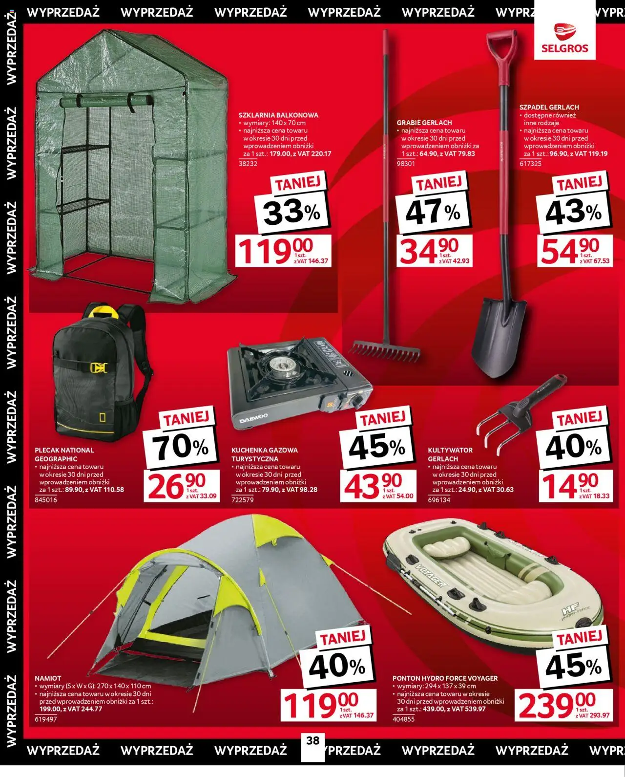 Selgros cash&carry Gazetka - Oferta przemysłowa od 11.09.2025 | Strona: 42 | Produkty: Plecak, Kuchenka