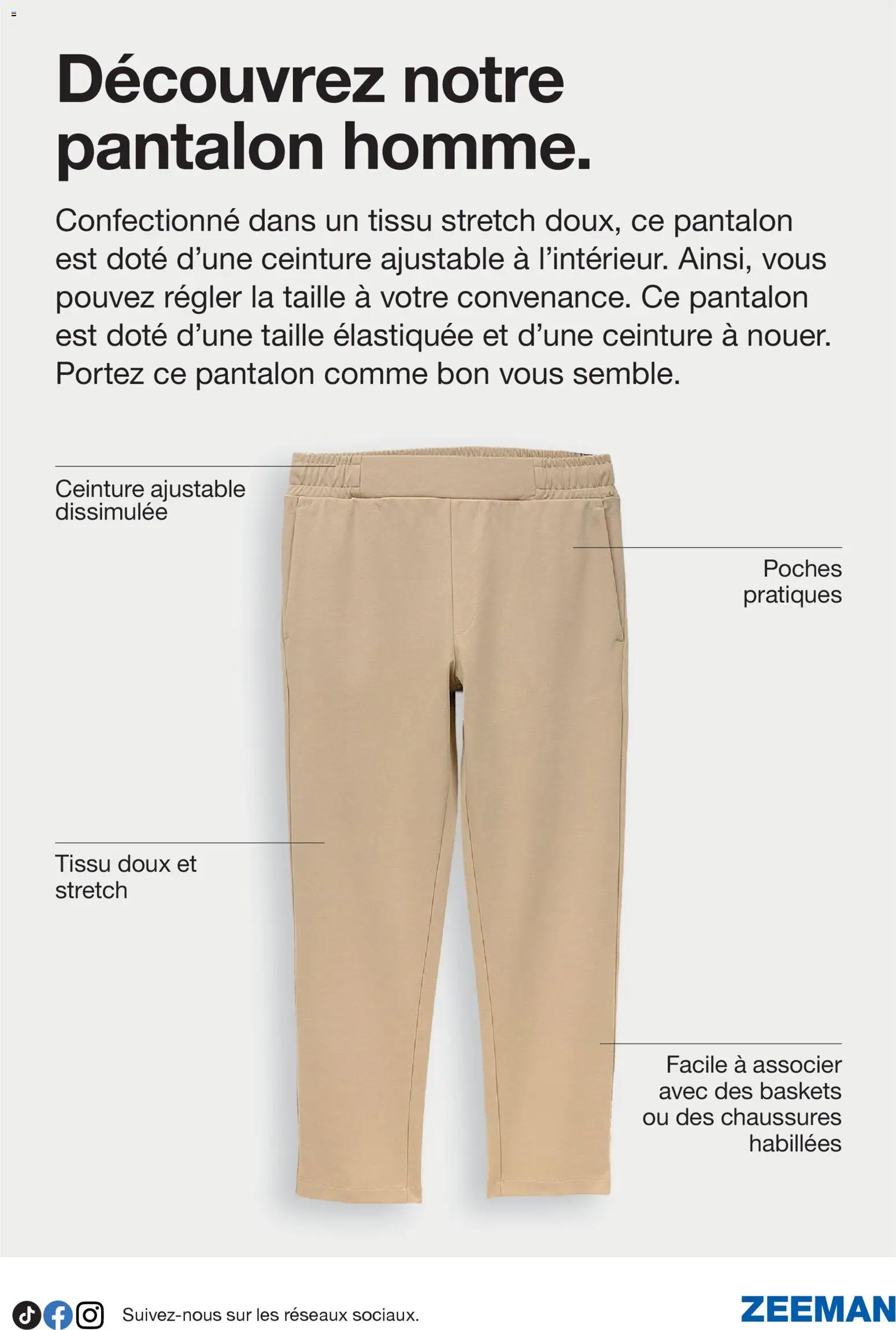 {H1} | Page: 23 | Produits: Ceinture, Pantalon, Baskets